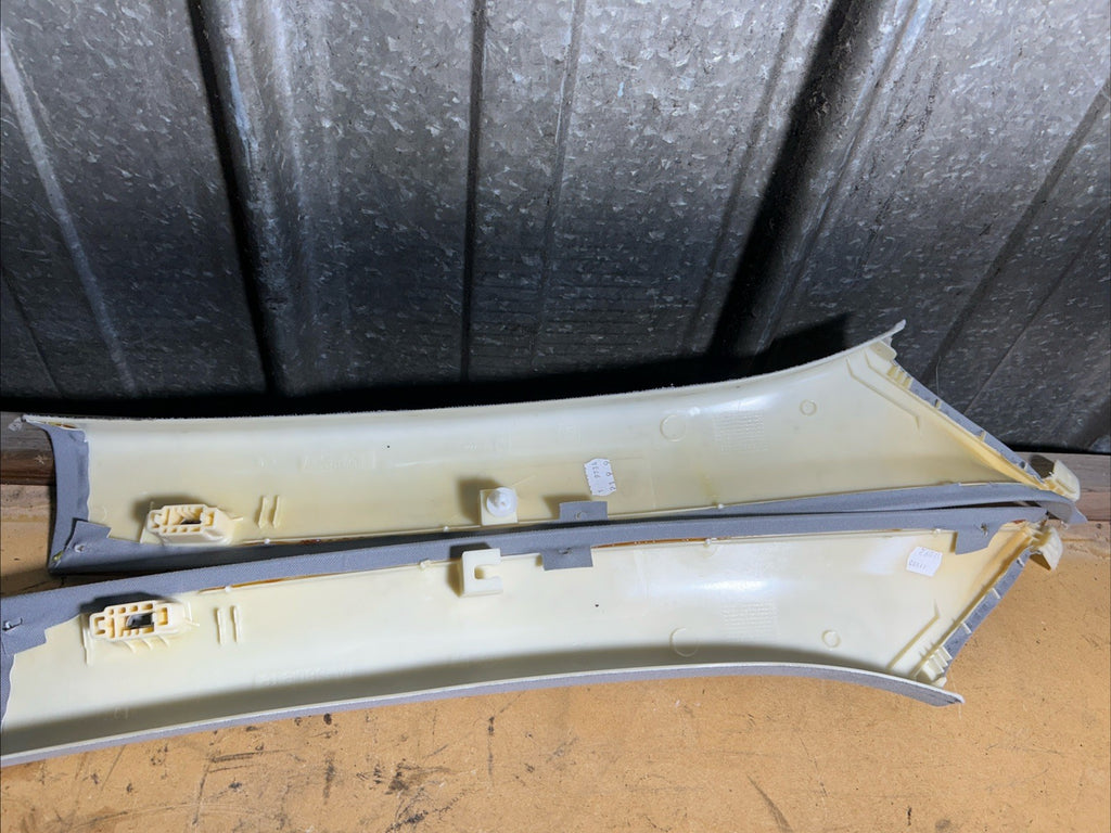 BMW E60 5 Series PAIR OF A PILLAR COVERS GRAY 7027085 7027084