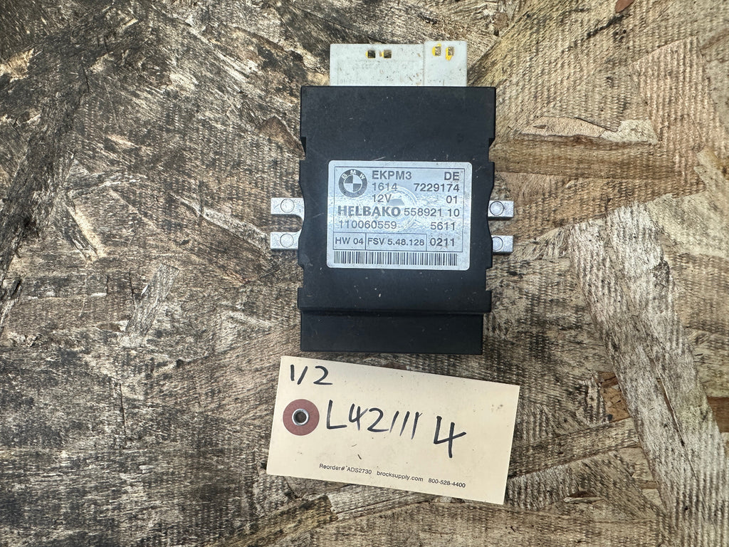 BMW 07-15 E84 E70 E71 X1 X5 X6 FUEL PUMP CONTROL MODULE OEM 7229174