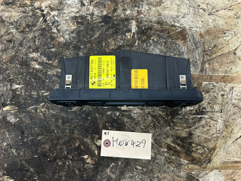 BMW 2001-2006 E46 3 SERIES AC HEATER CLIMATE CONTROL PANEL OEM 6917004
