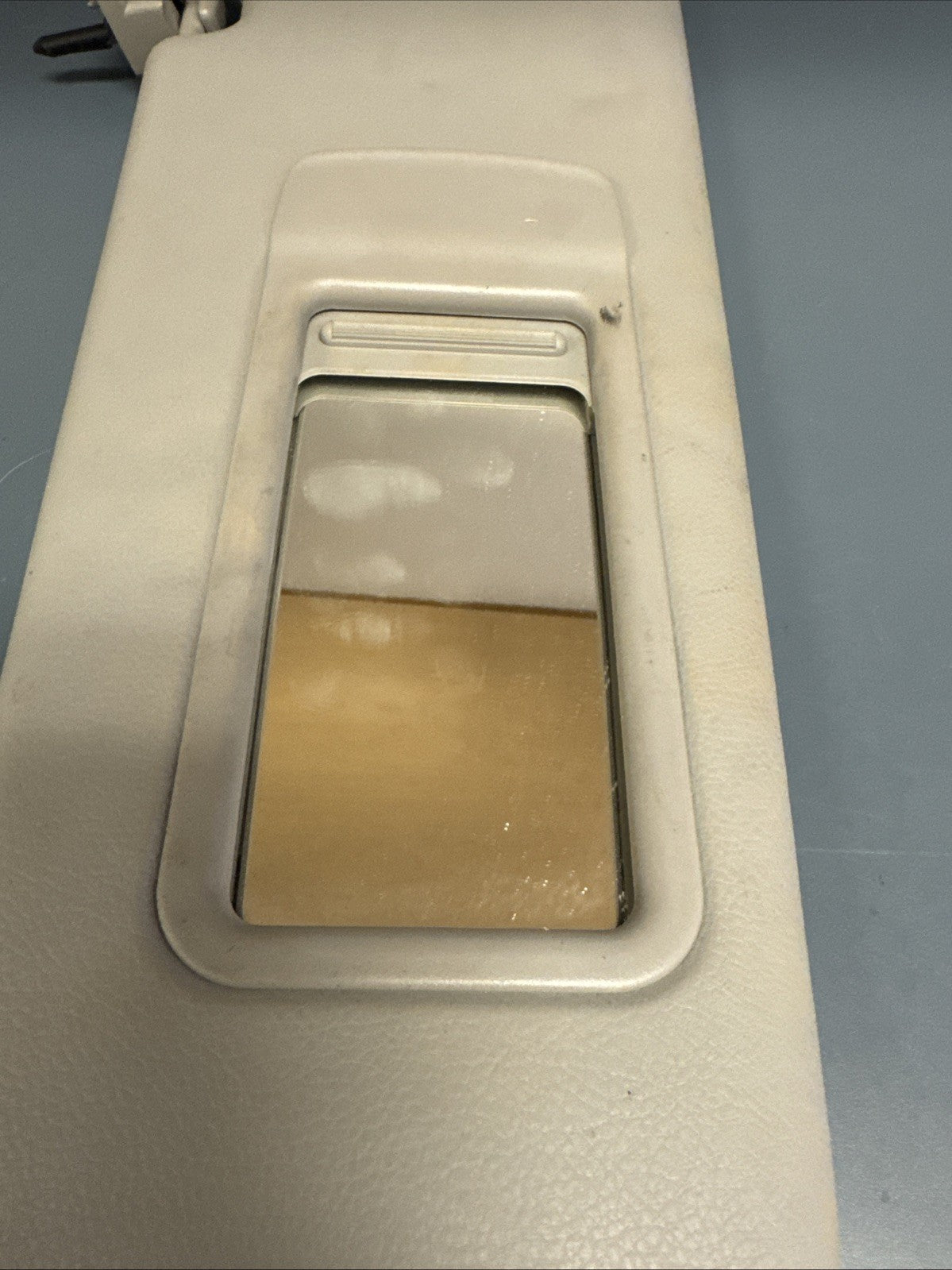 BMW E90 E91 Driver Left Side Sun Visor Leather With Mirror OEM 328 335 7252053
