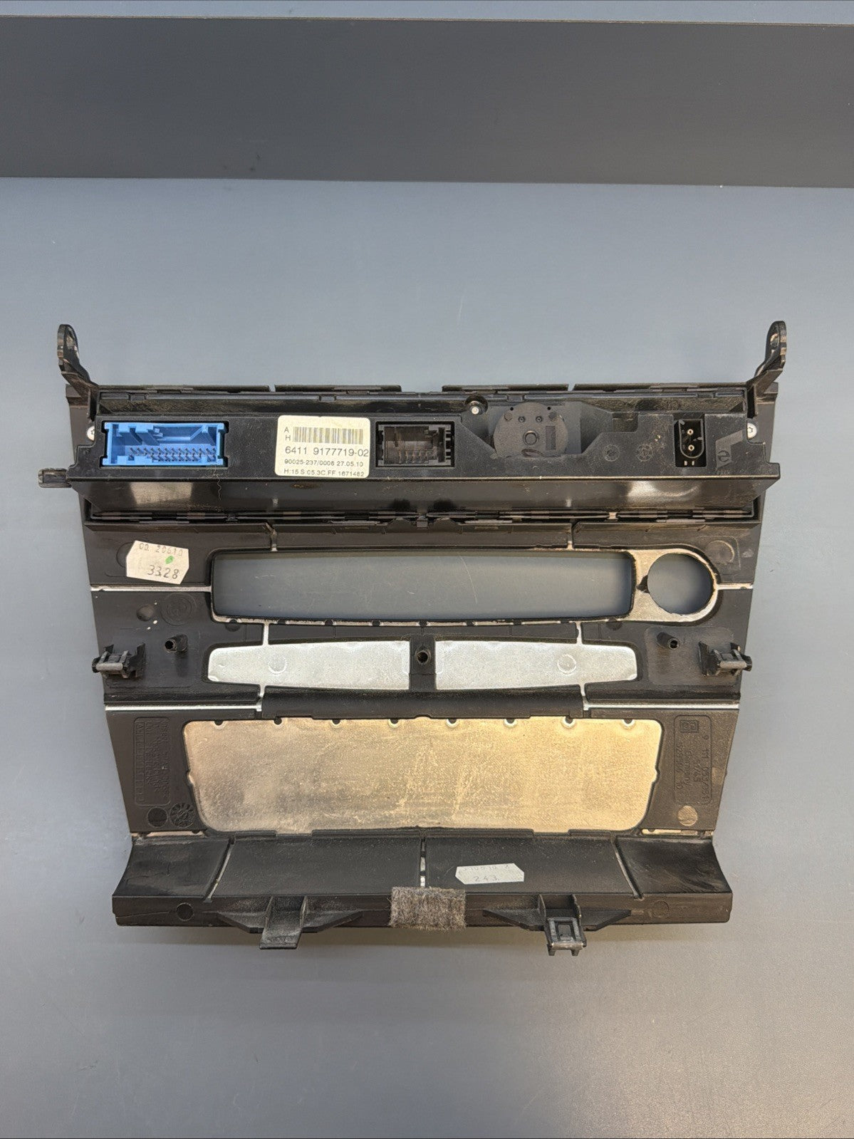 08-10 BMW 650I DASH A/C CLIMATE HEAT CONTROL SWITCH TRIM PANEL 9111053 OEM