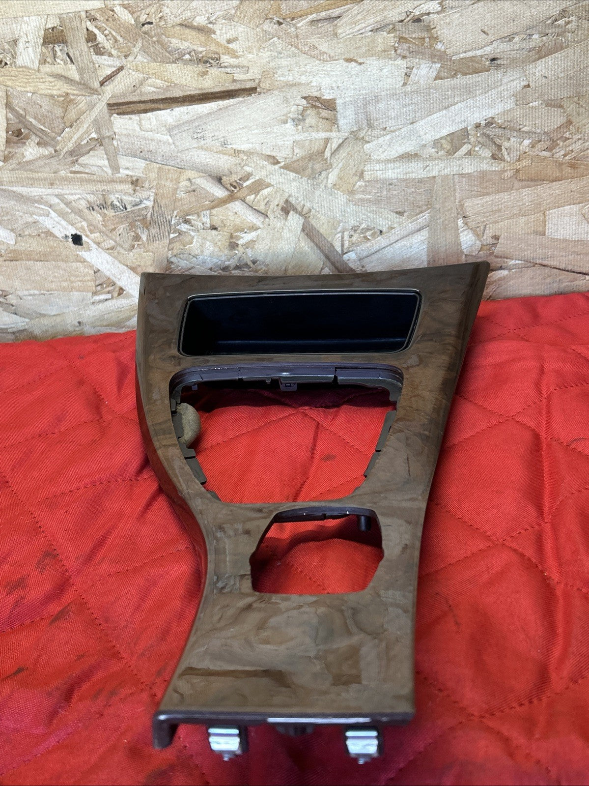 07-13 BMW E90 E92 328i 335i CENTER CONSOLE WOOD CIC TRIM OEM 9170935