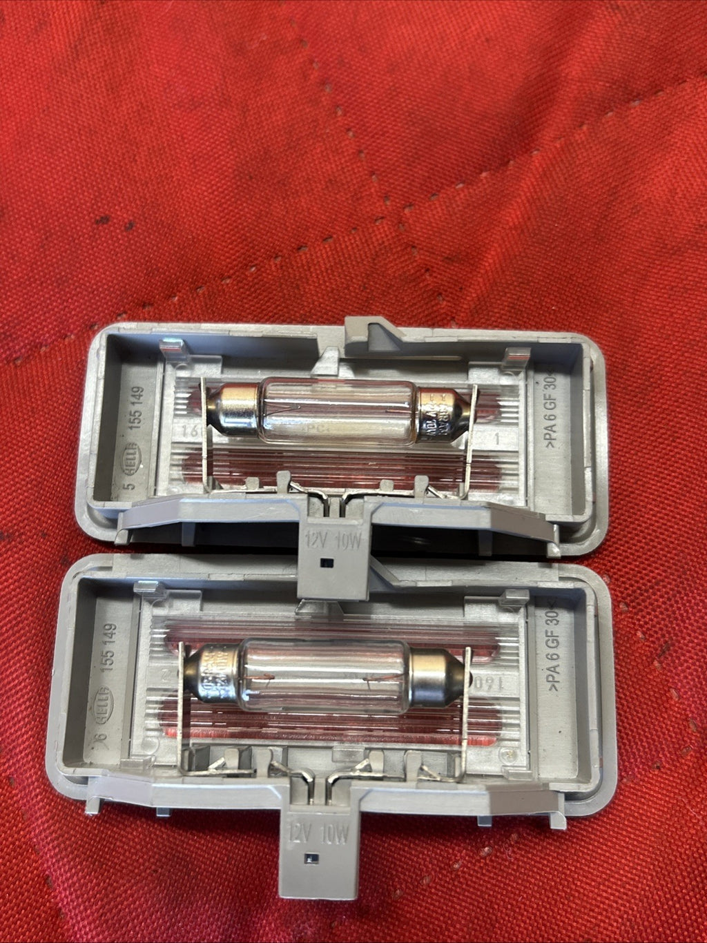 06-11 BMW E60,E61,E90,E91,E92 SUN VISOR INTERIOR LIGHT 6962011 SET OF 2