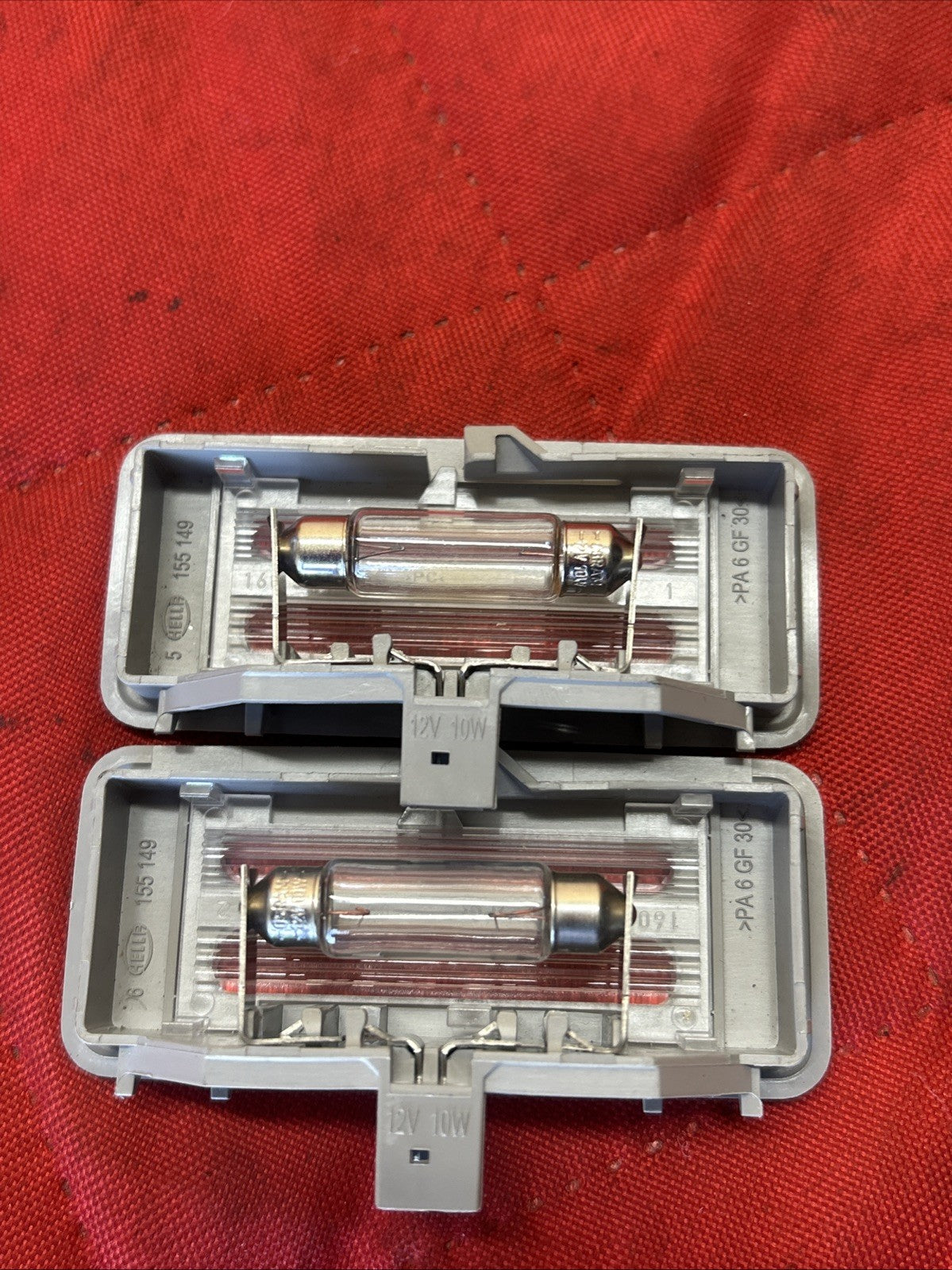06-11 BMW E60,E61,E90,E91,E92 SUN VISOR INTERIOR LIGHT 6962011 SET OF 2