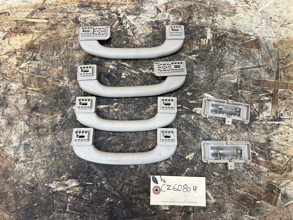 BMW 03-10 E60 5 SERIES BEIGE/TAN GRAB HANDEL+INTERIOR LIGHTS SET 6PC 6962017
