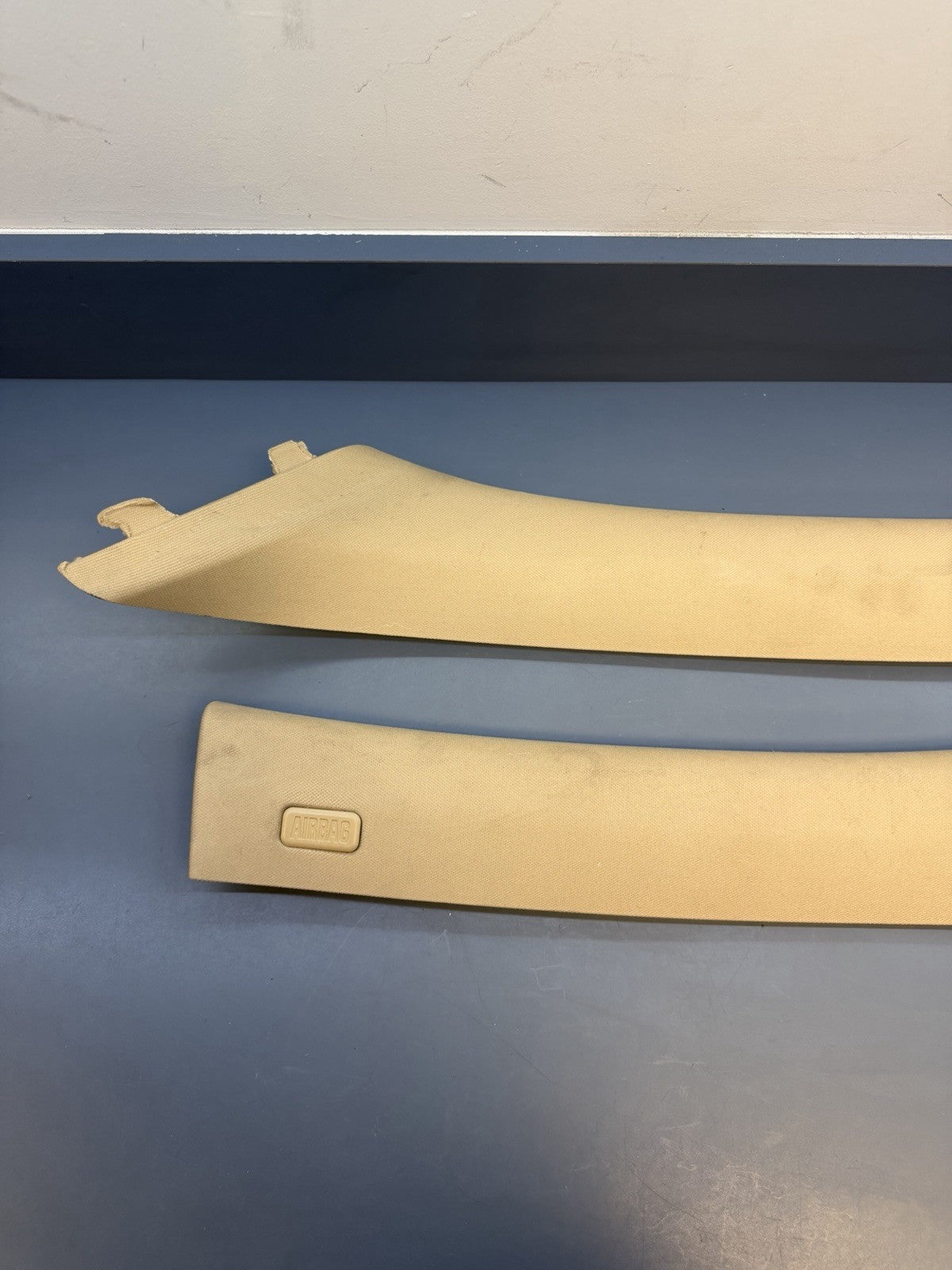 Interior Trim Cover BMW E90 E91 LCI Column A Pillars Beige 7058331/32