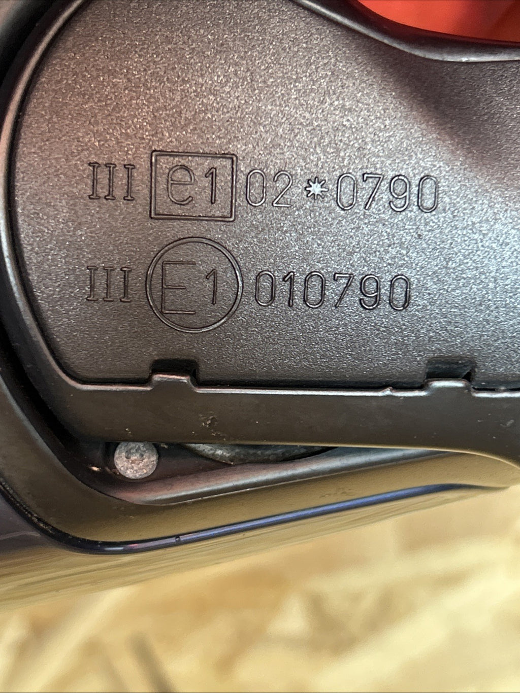 04-10 E83 BMW X3 LEFT DRIVER SIDE VIEW MIRROR E1010790 010790 MYSTIC BLUE
