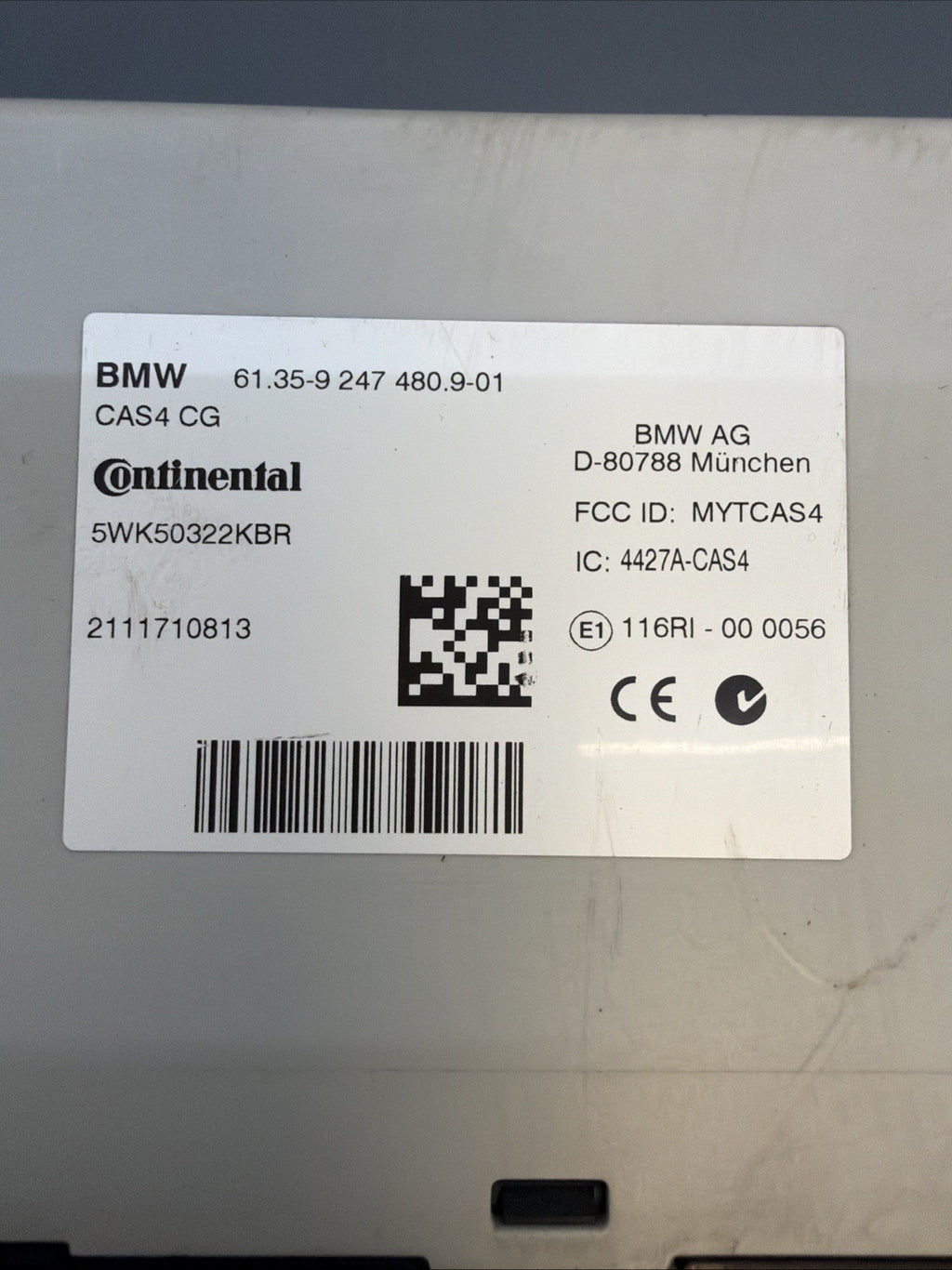 11-14 BMW X3 328I F25 MSV90 ECU DME / CAS4 Theft Locking Module Key SET 7623630