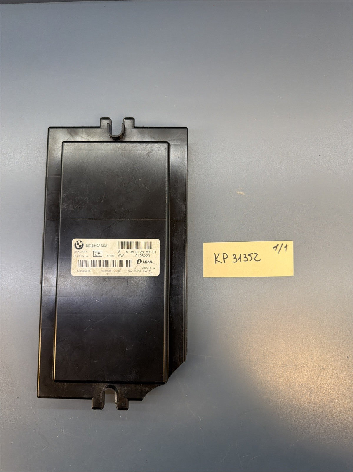 07-13 BMW 3 SERIES LIGHT CONTROL MODULE UNIT LCM PART NUMBER 9128183 OEM FRM2