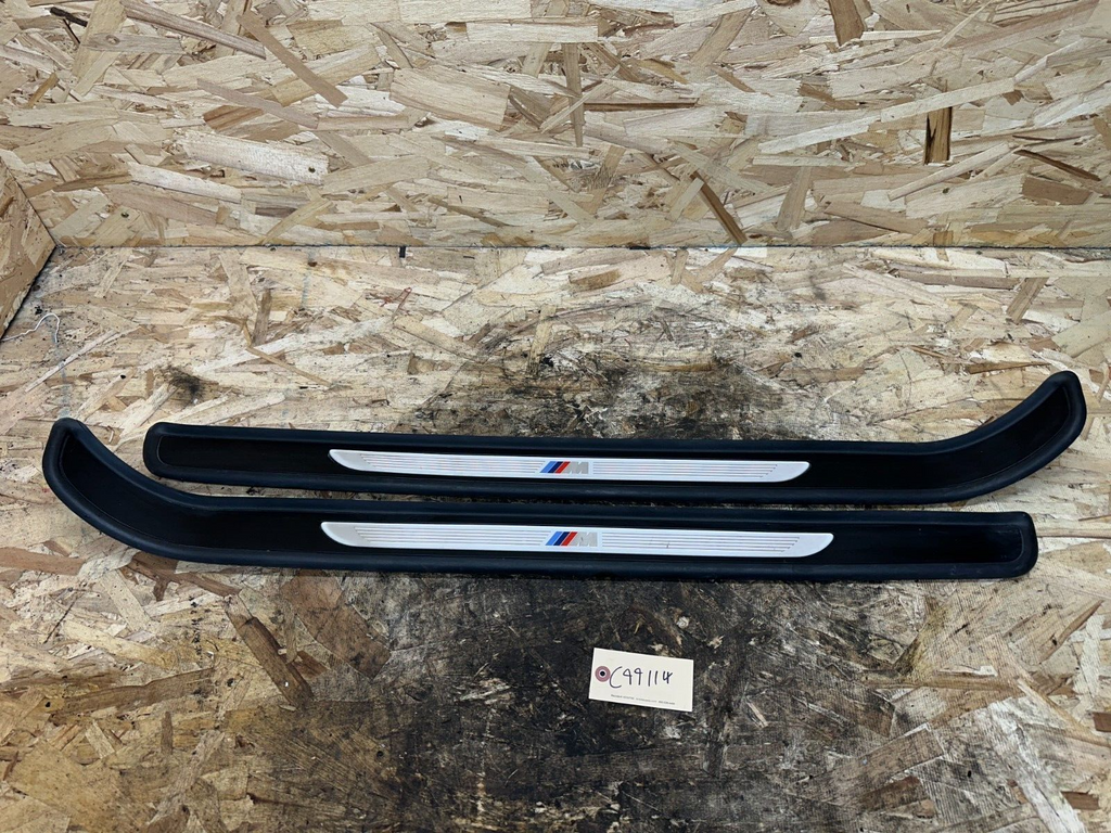 BMW 2006-2013 E92 INTERIOR LEFT+RIGHT DOOR SILL COVER M EDITION OEM 7900807/8