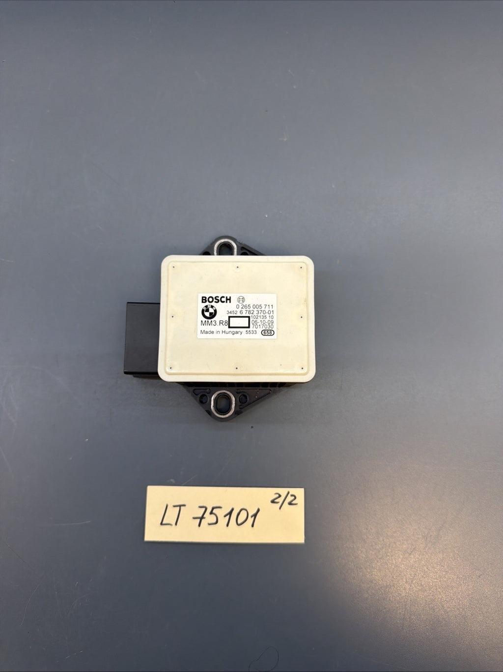 2007-2013 BMW X5 E70 YAW TURN RATE ACCELERATION SPEED SENSOR 6782370 OEM