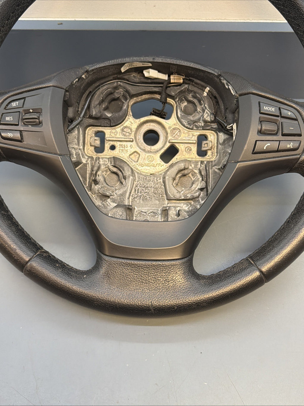 2012-2016 BMW 3 SERIES F30 STEERING WHEEL LEATHER STEERING WHEEL OEM 6255818