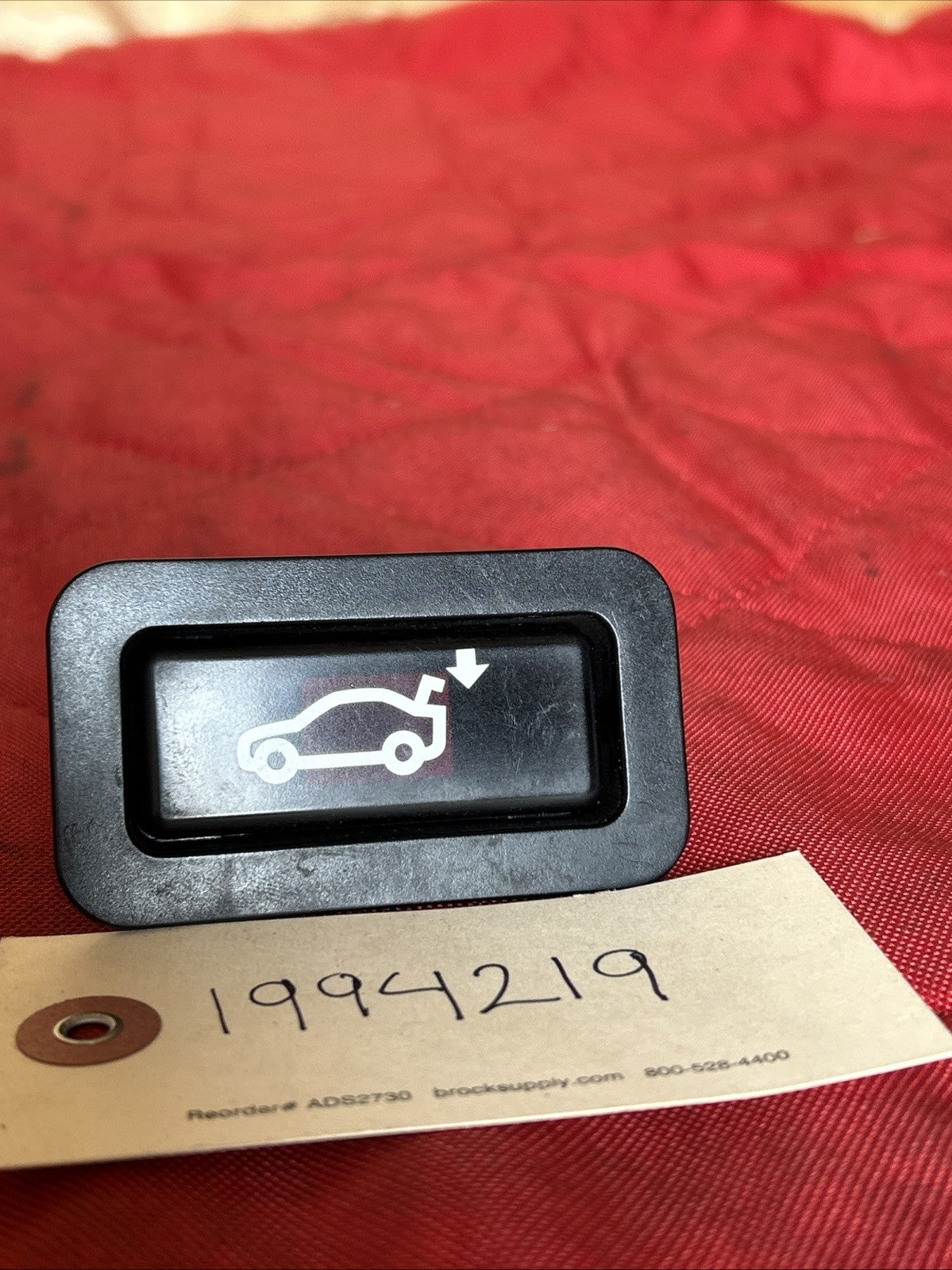 07-13 BMW X5 xDrive Rear Trunk Lid Release Open Switch Black 8375580 Oem