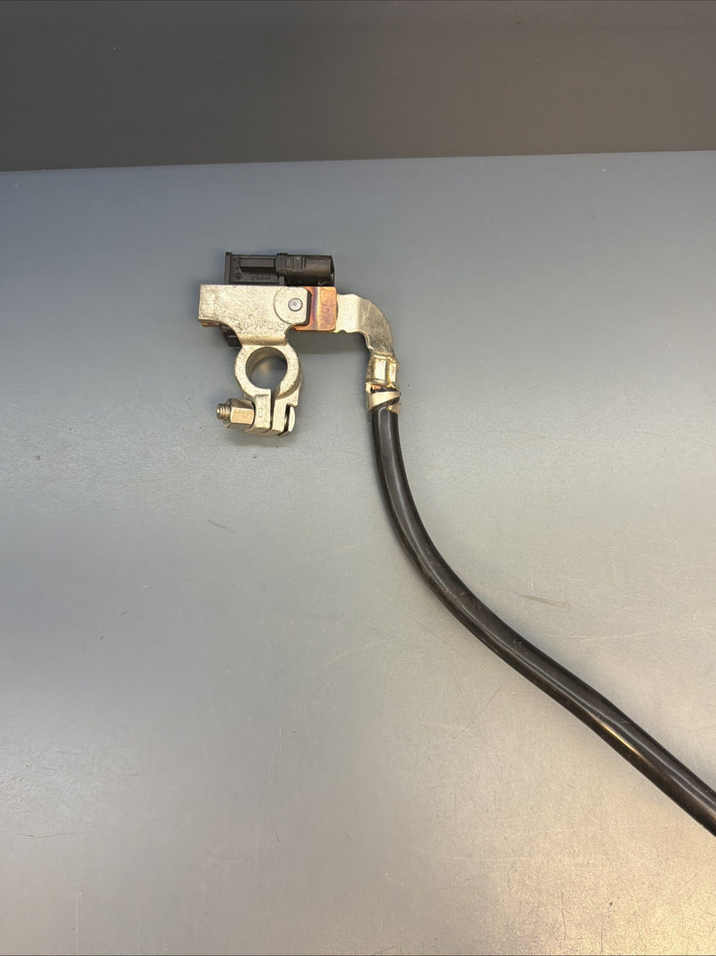 12-15 BMW E84 X1 IBS Negative Battery Ground Cable Terminal Harness OEM 7618677