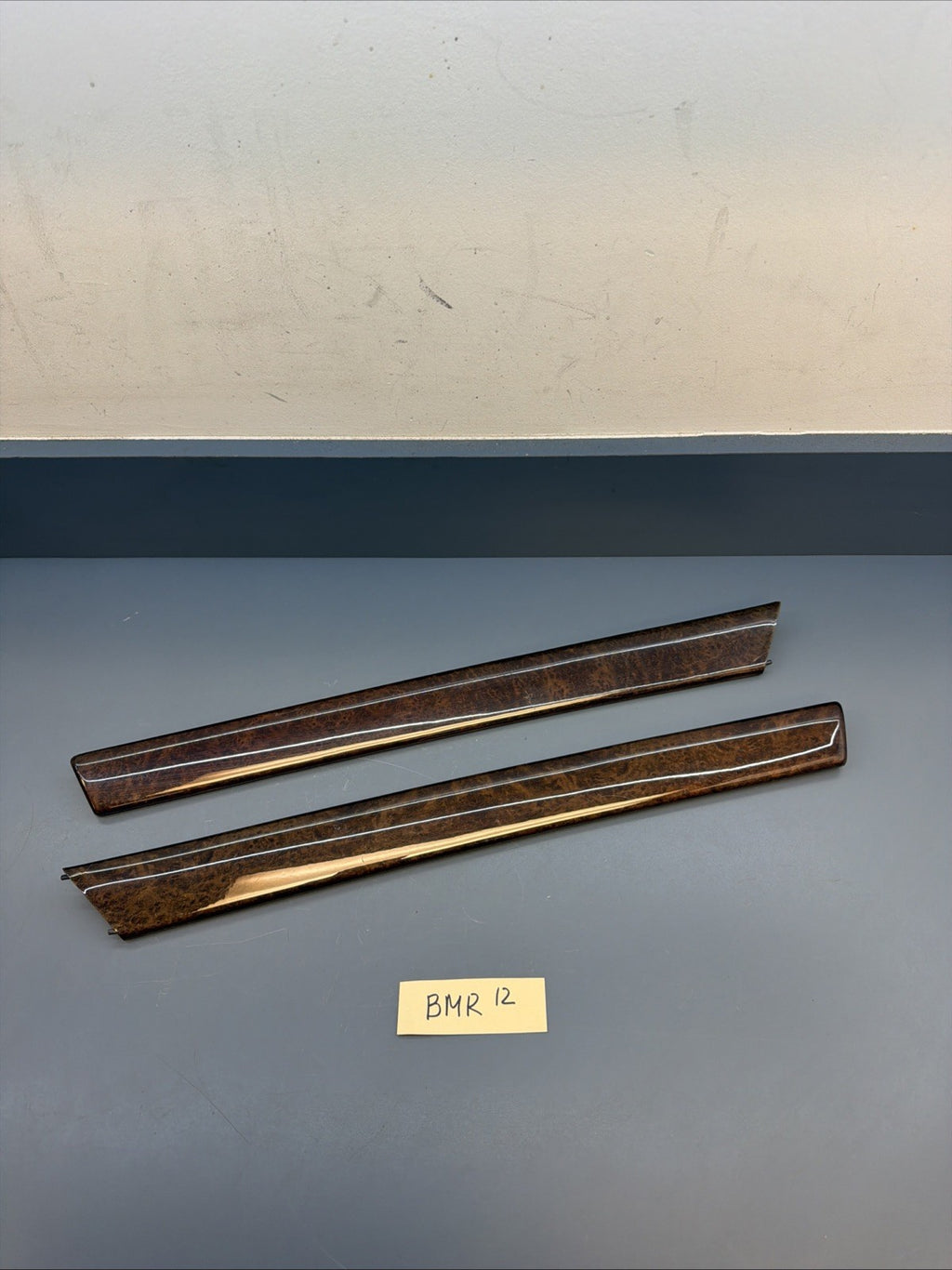 99-06 BMW 3 Series E46 Drivers Door Panel Trim Wood 8200725 8200726