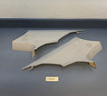 BMW E92 Left & Right Side Rear C Pillar Trim Post Set OEM Gray 7117474 7117473