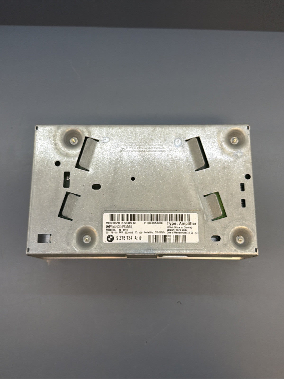 12-18 BMW 640i 650i Hi-Fi Audio Amplifier AMP Harman Becker 9275734 OEM