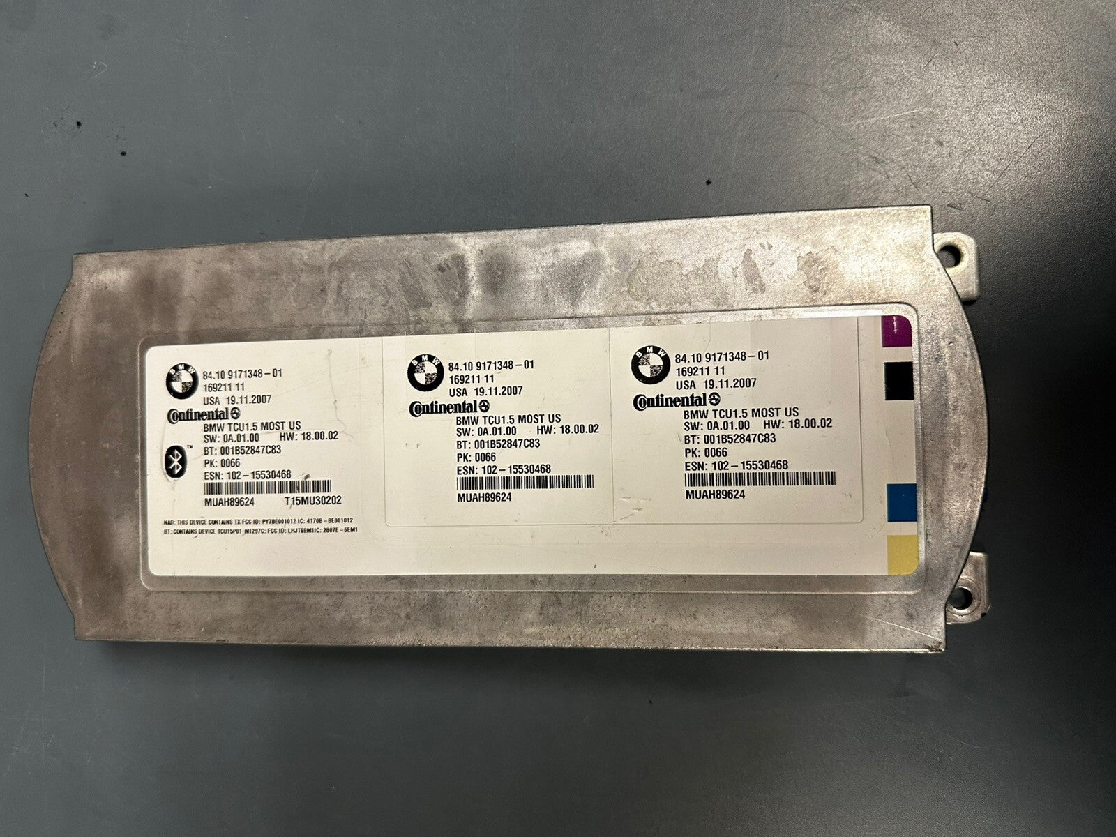 OEM BMW E90 2006-2011 BLUETOOTH TELEMATIC CONTROL MODULE  E91 E92 E93 9171348