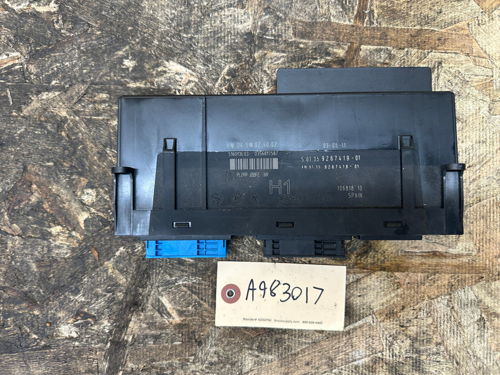 BMW 09-13 E90 3 SERIES BCM BODY CONTROL JUNCTION BOX MODULE OEM 9267418/9267419