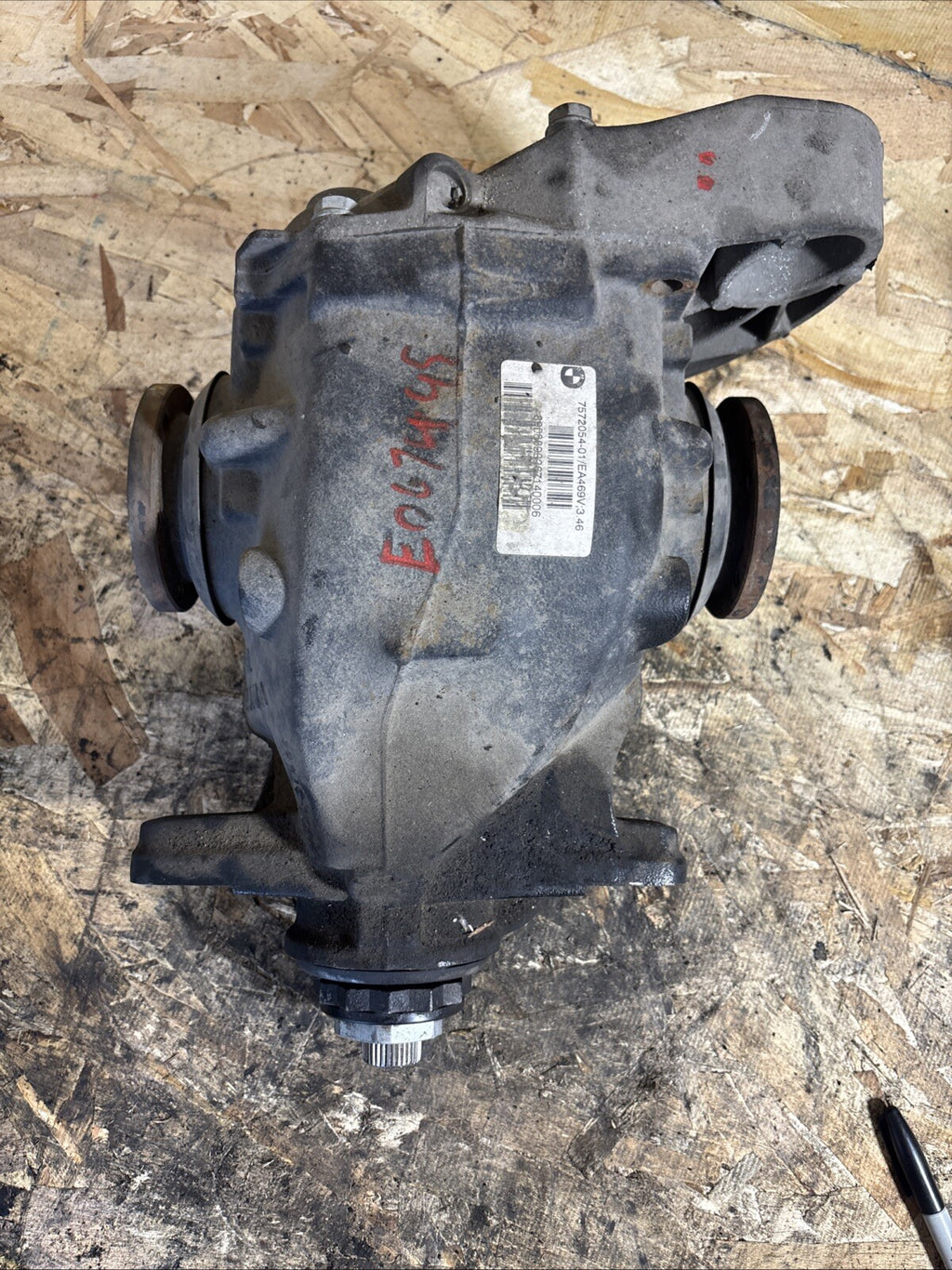 BMW 335 REAR DIFFERENTIAL E82 E90 E92 3 SERIES 3.46 FINAL DRIVE 7572054