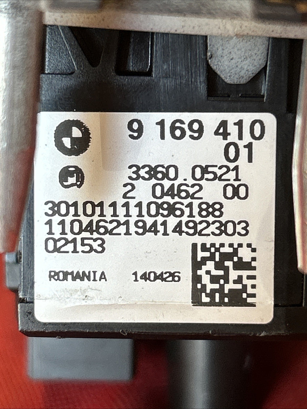 06-12 BMW E90 E92 E93 328i 335i HEADLIGHT CONTROL SWITCH UNIT BLACK 9169410