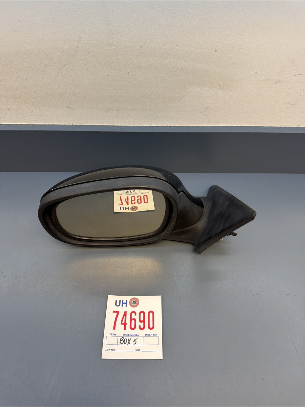 09-11 OEM BMW E90 E91 Sedan LCI Driver Side Mirror Assembly Heated 7182695 BLACK