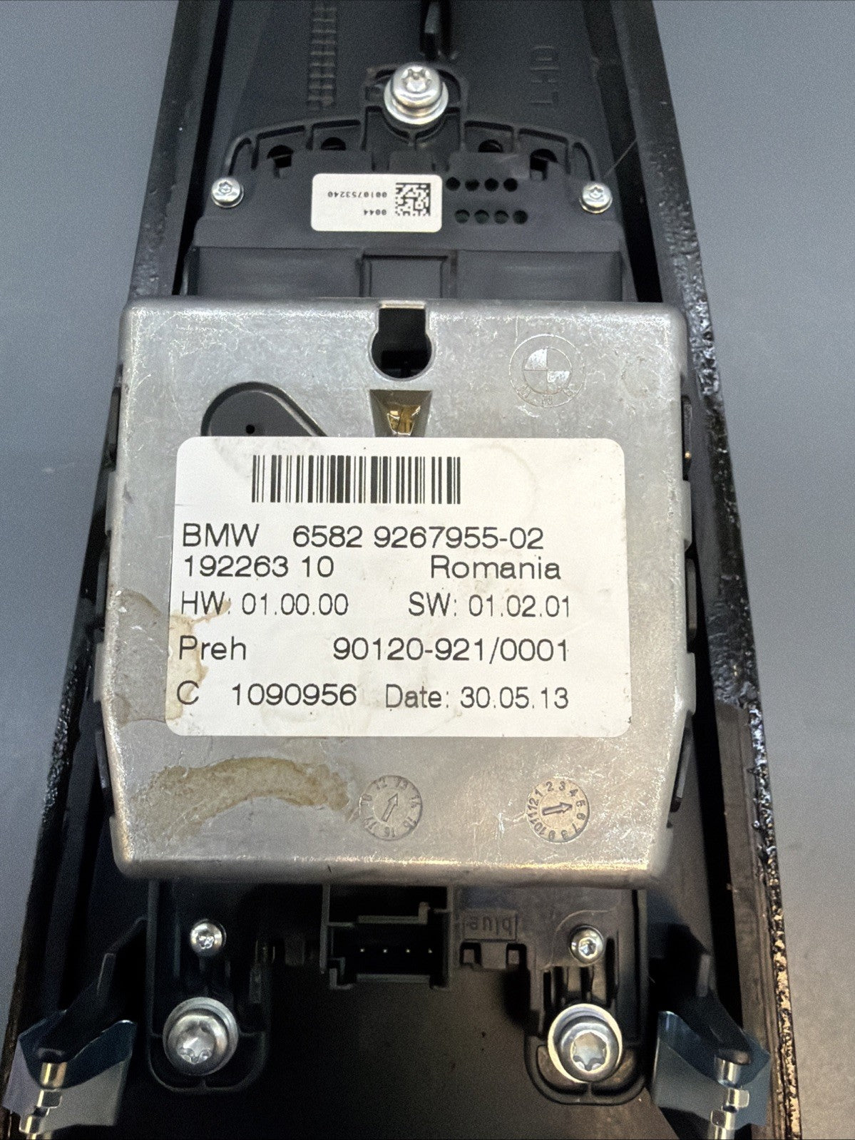 2012-2018 BMW F30 328i 335i Center Console iDrive Control Switch Trim 9267955