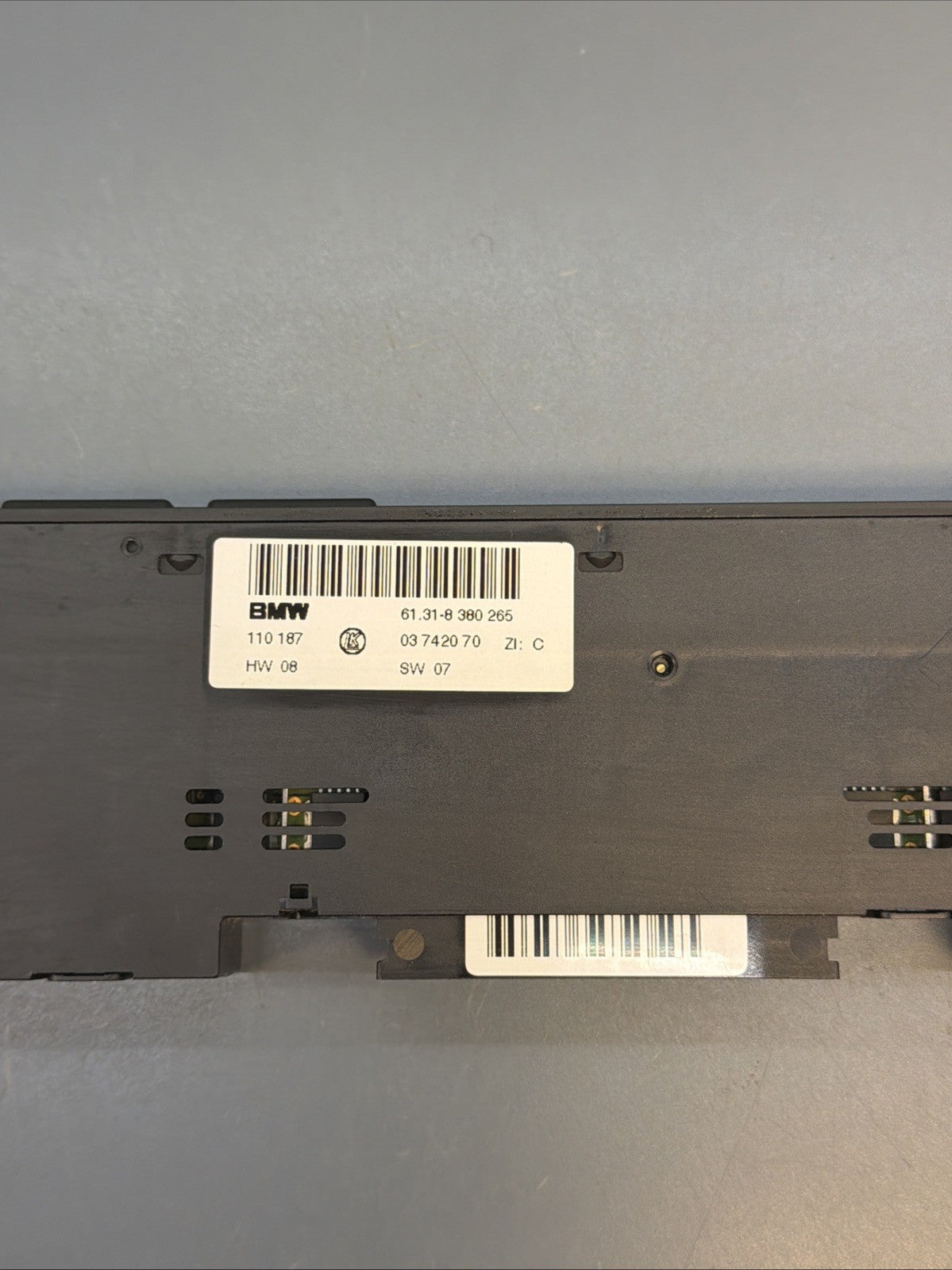 99-03 BMW E38 E39 CENTER CONSOLE HEATED SEAT SUN BLIND DSC SWITCH PANEL 8380265