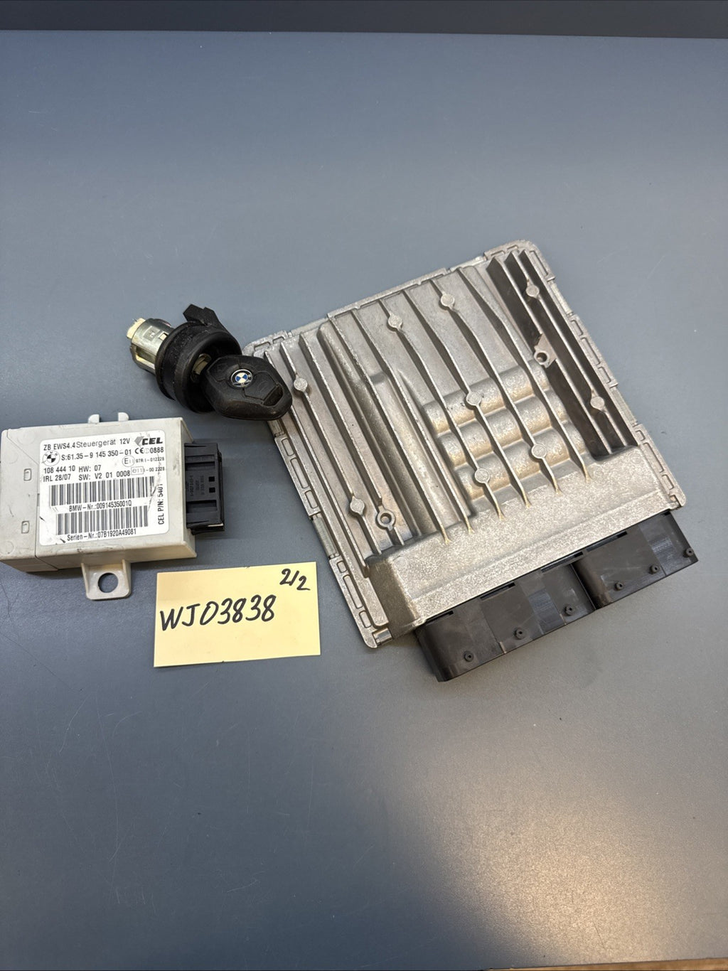 08-11 BMW X3 E83 2.5si 3.0si N52N DME Module  Key Set MSV80.1 ECU EWS4.4 7583526