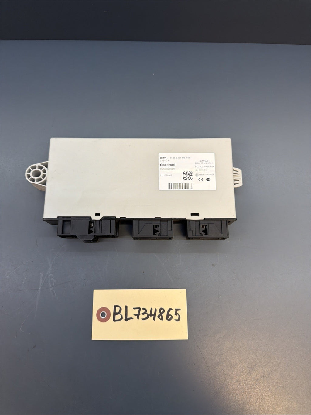 2011-2017 BMW X3 Theft Locking Central Gateway Control Module OEM 9247478