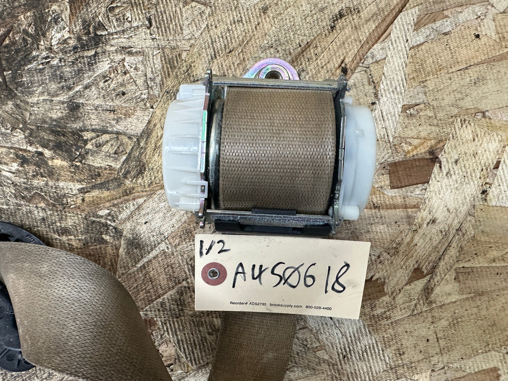 BMW 2005-2012 E90 BEIGE FRONT RIGHT PASSANGER SEAT BELT OEM