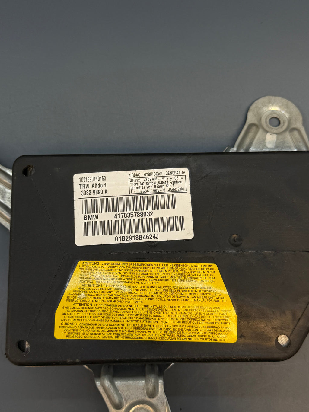 BMW E53 X5 2001 Rear right side door Airbag 417035788032