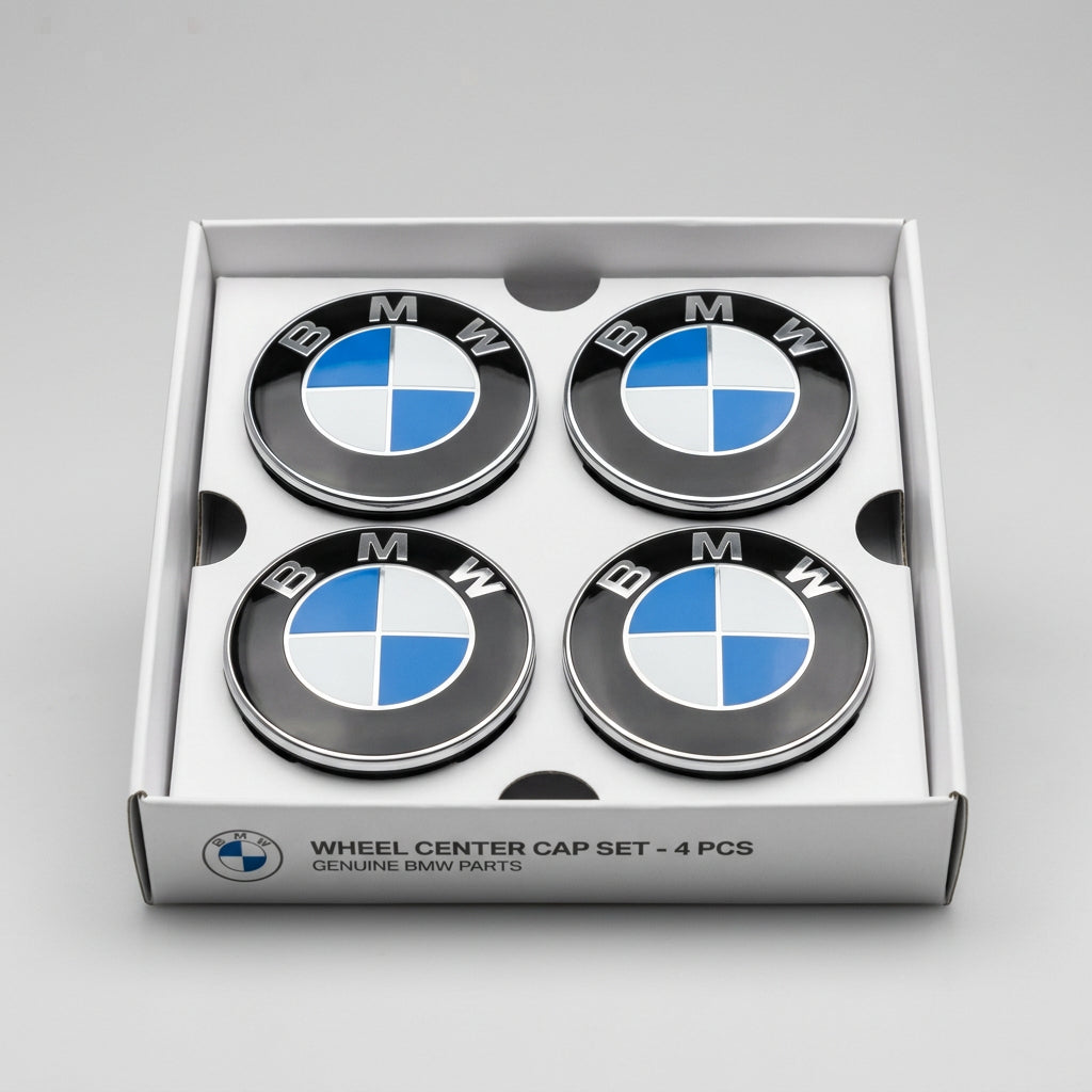 4pcs 68mm Car Floating Wheel Center Caps for BMW