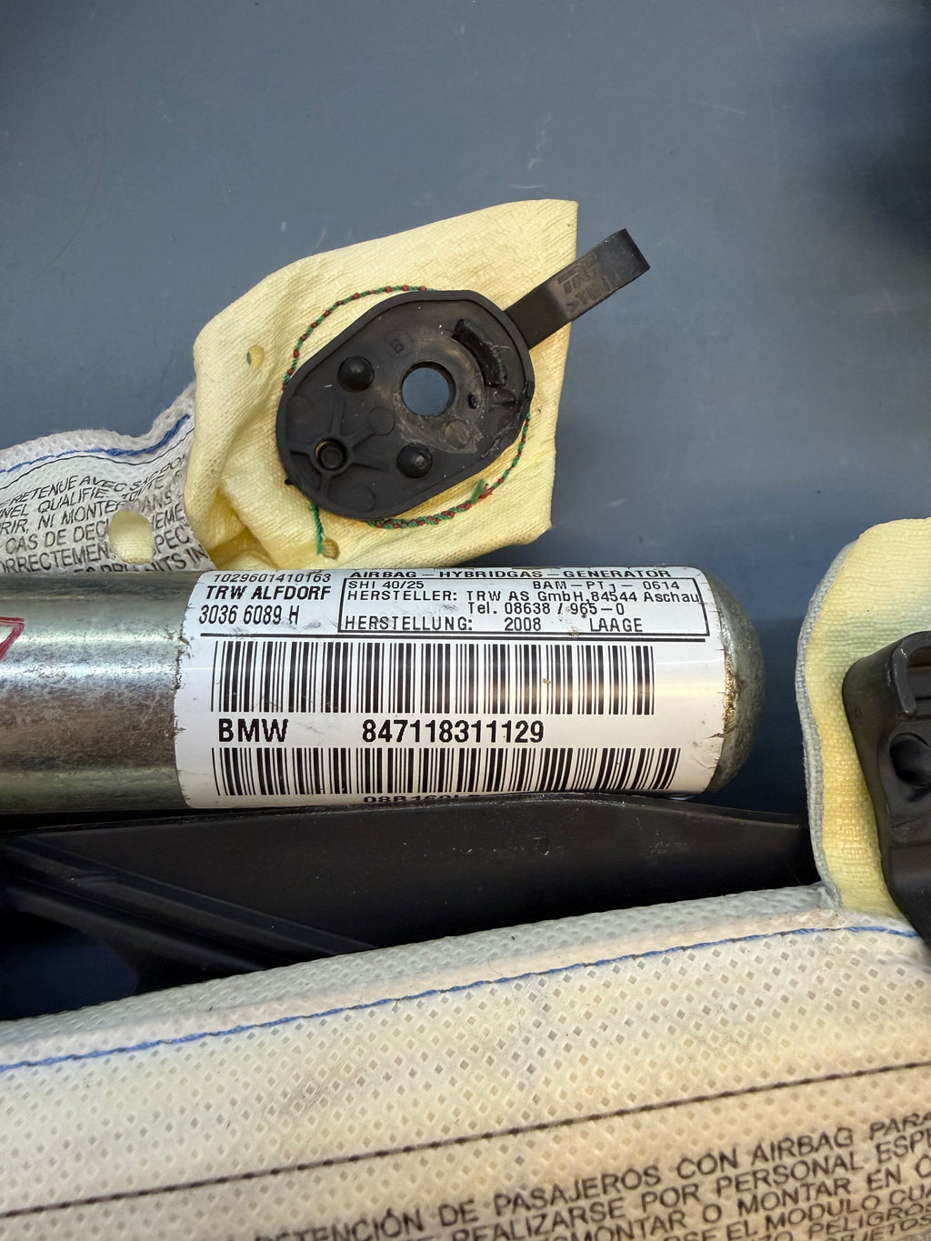 BMW E92 Left side Curtain Airbag 847118311129