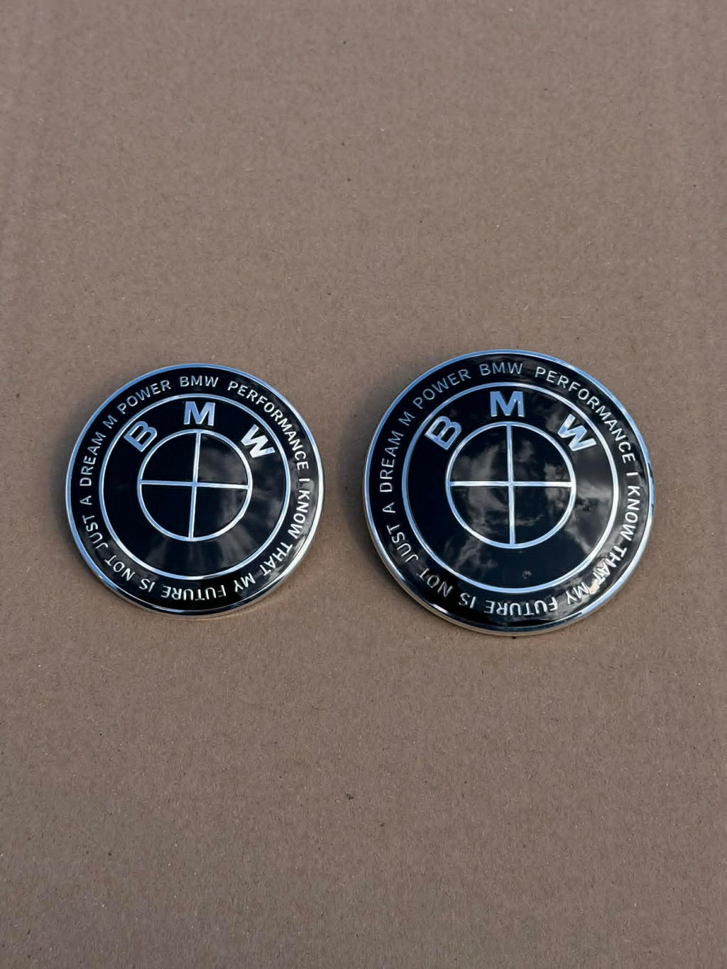 Front/rear BMW 82mm 74mm M Power, Hood Trunk Emblem Logos