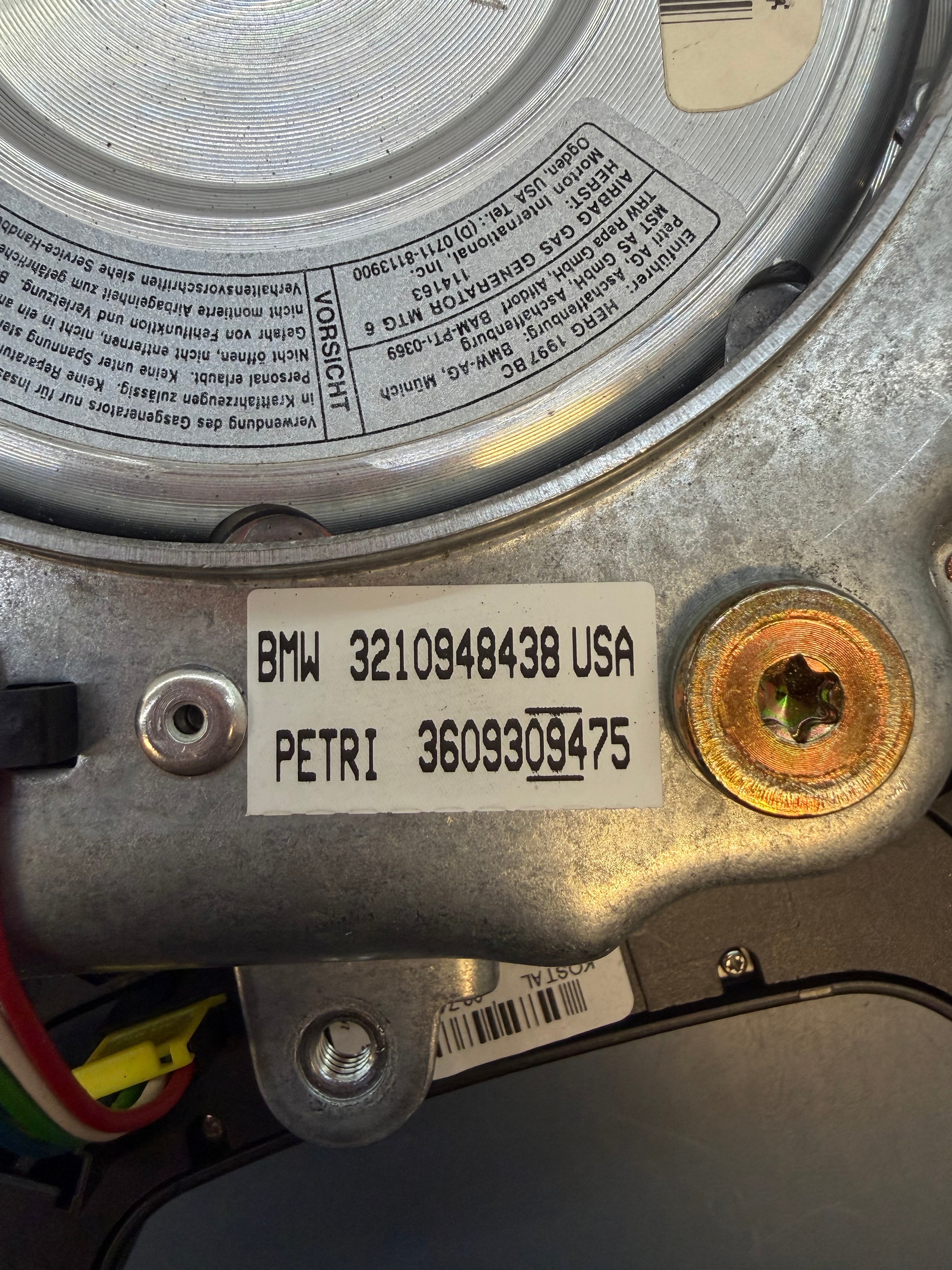 BMW E39 Steering Wheel Airbag 3210948438