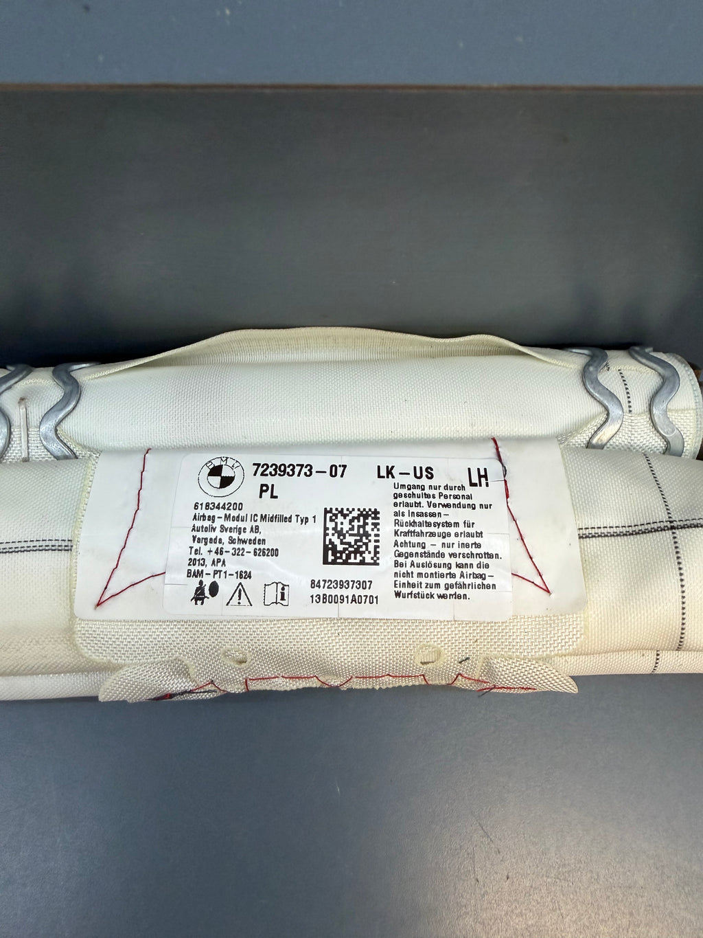 BMW F30 Left side Curtain Airbag 7239373-07