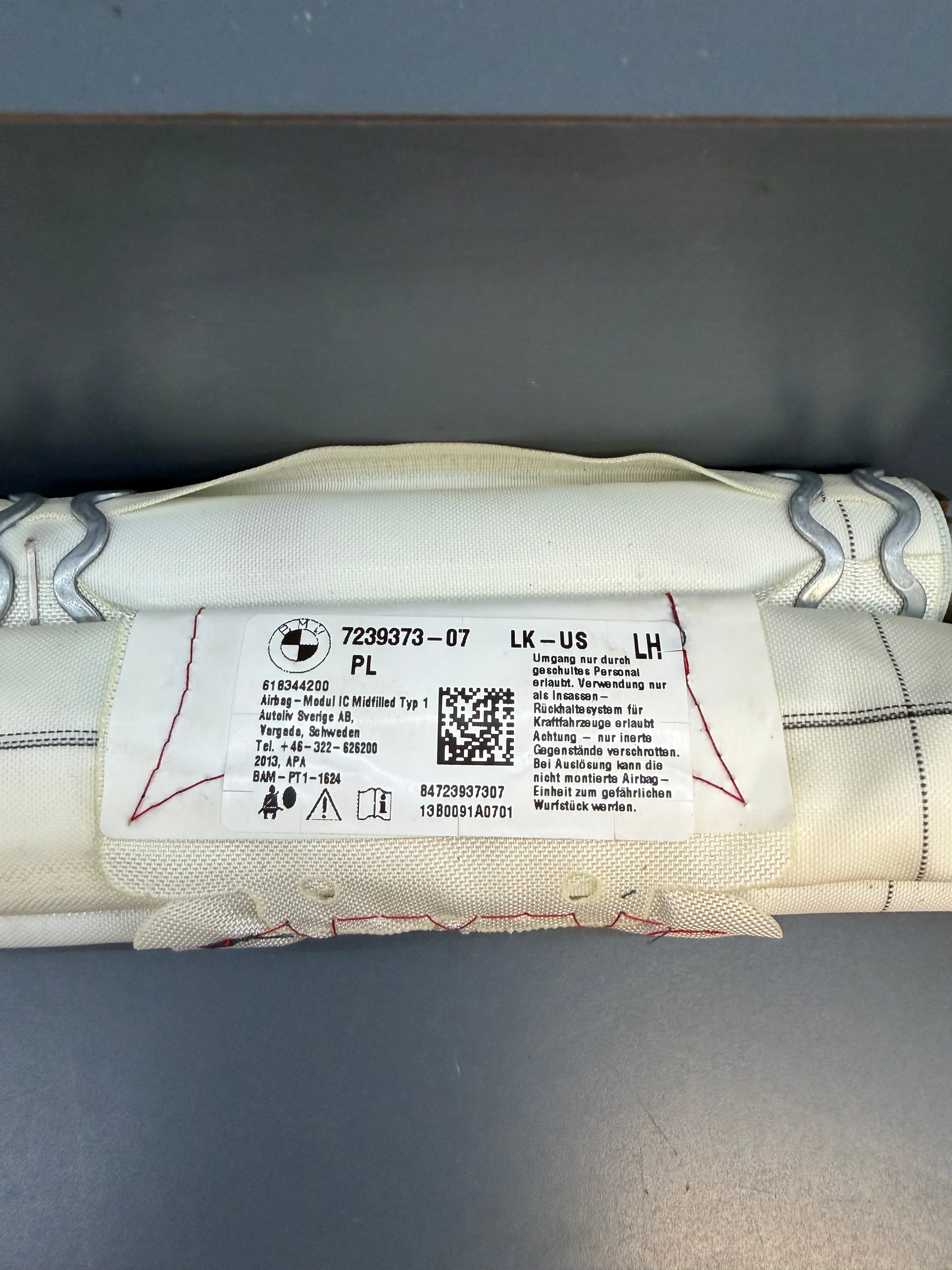 BMW F30 Left side Curtain Airbag 7239373-07