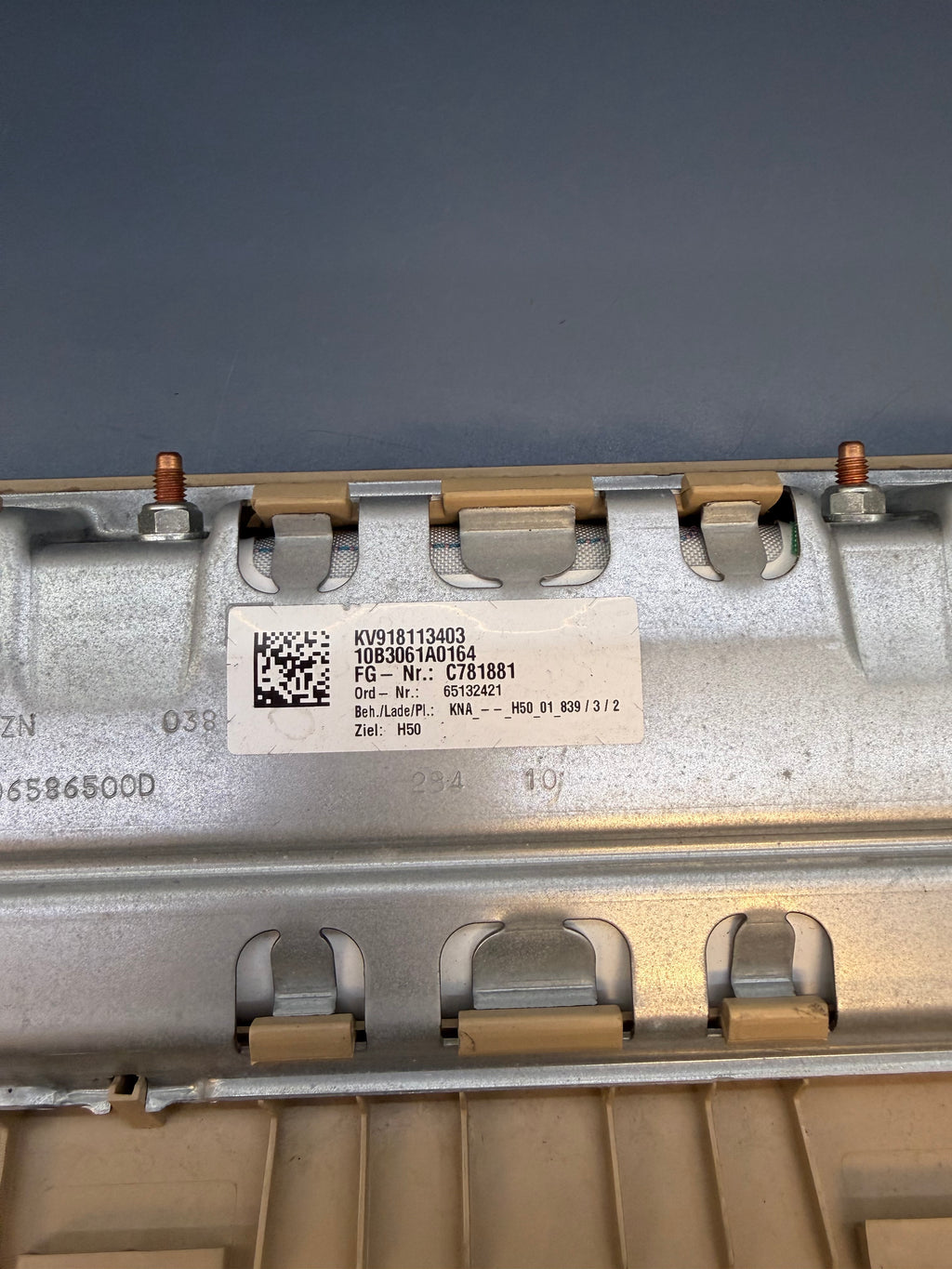 BMW F10 2011 Left Driver side Knee Airbag KV918113403