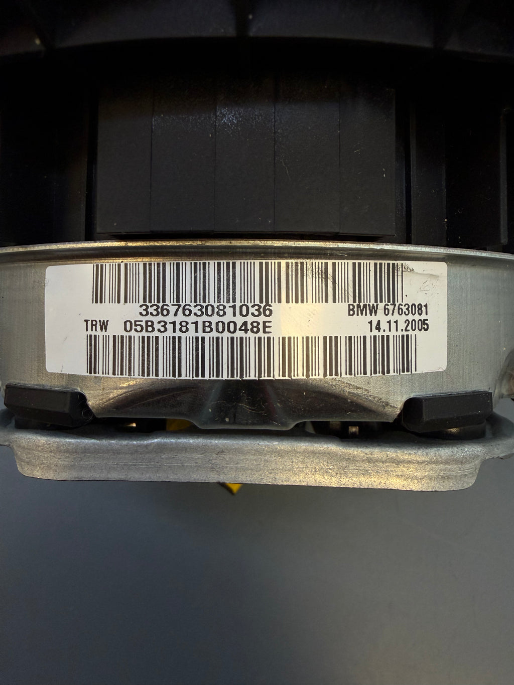 BMW E90 328i 2006 Steering Wheel Airbag 336763081036