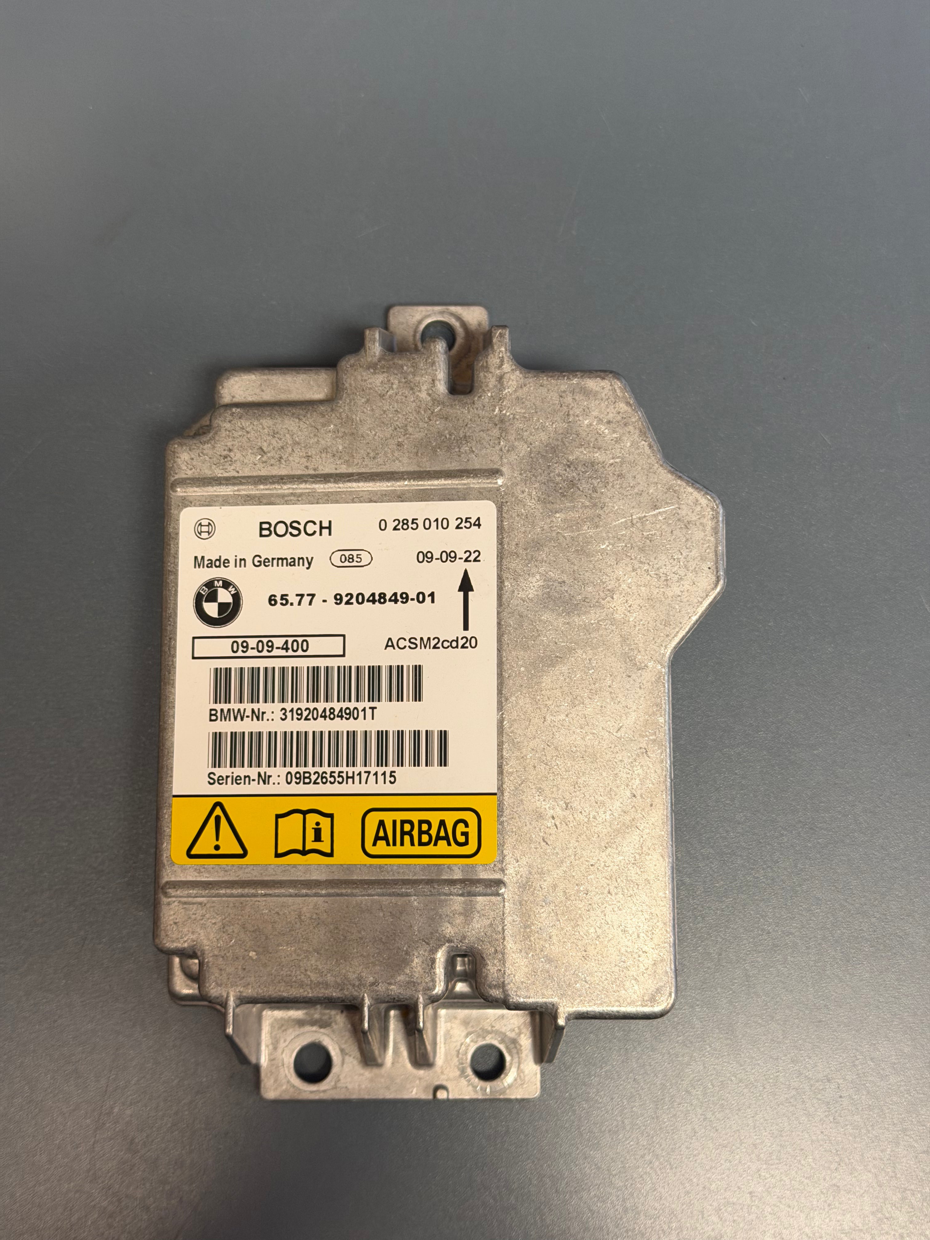 BMW E70 M57 X5 2010 Module Control 65779204849-01