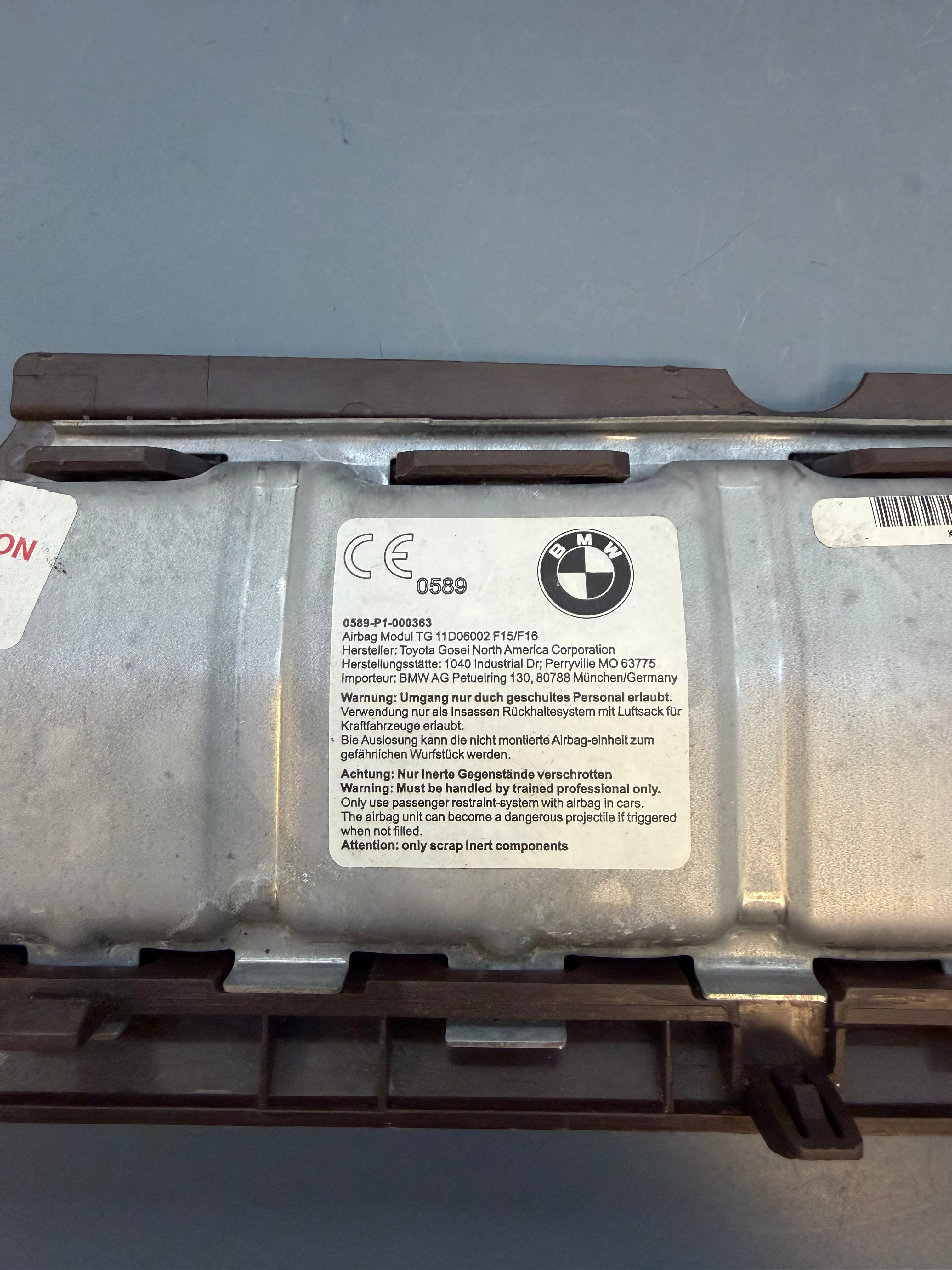 BMW F15 X5 Left driver side knee Airbag KU9311692058