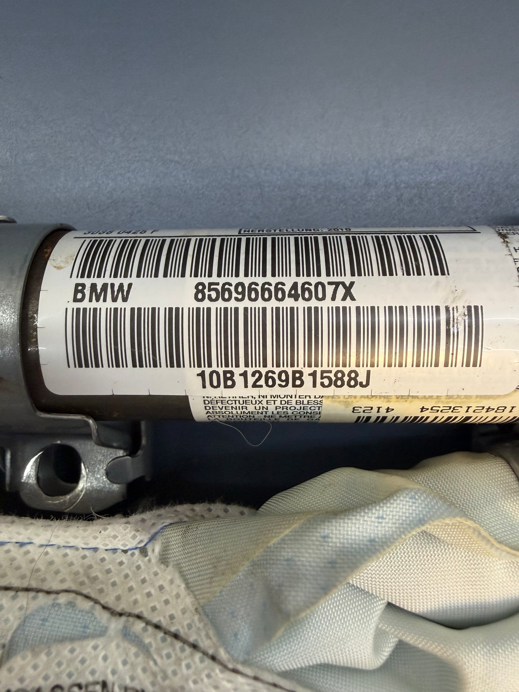 BMW E90 Right passenger side curtain Airbag 85696664607X