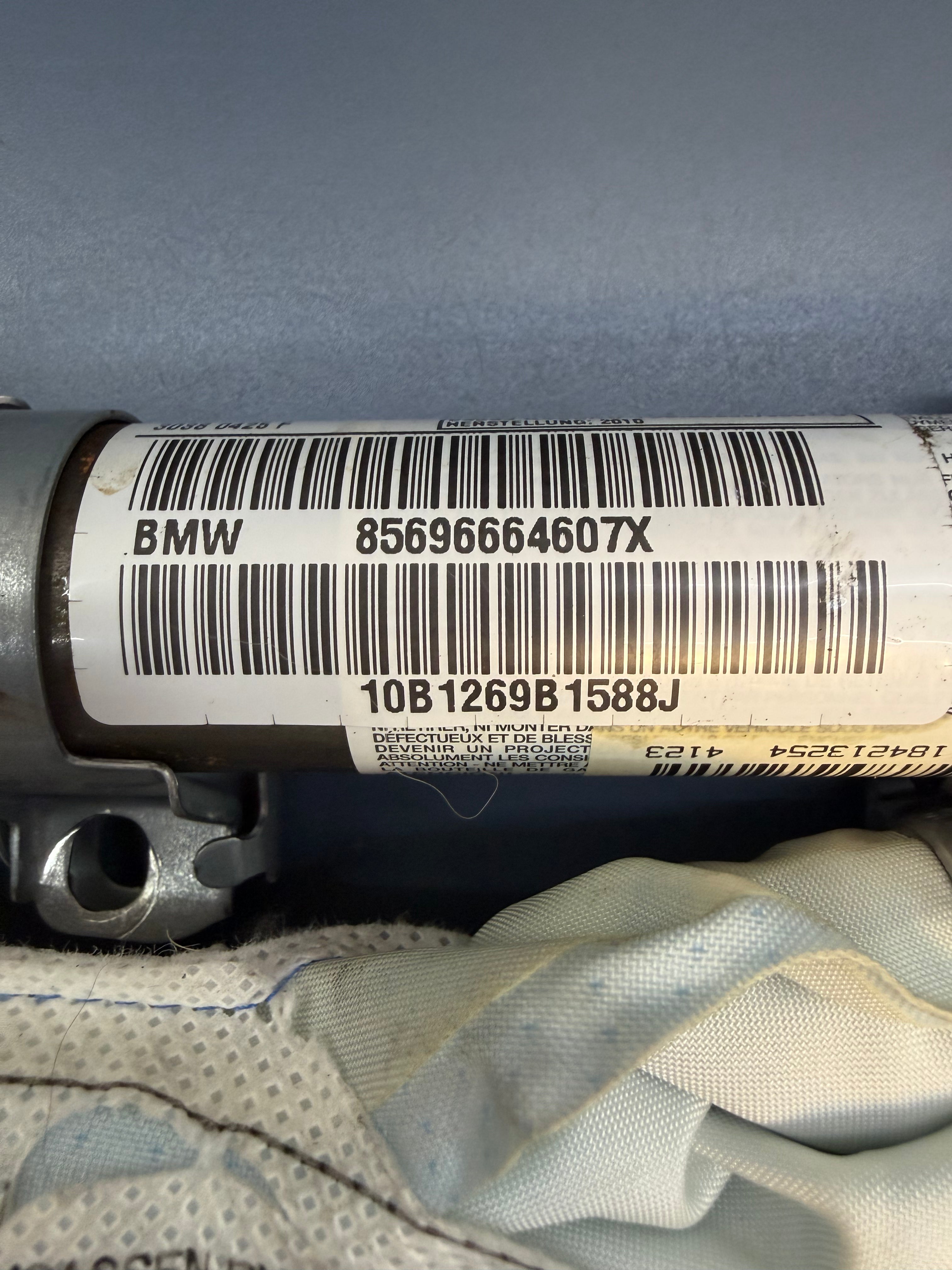 BMW E90 Right passenger side curtain Airbag 85696664607X