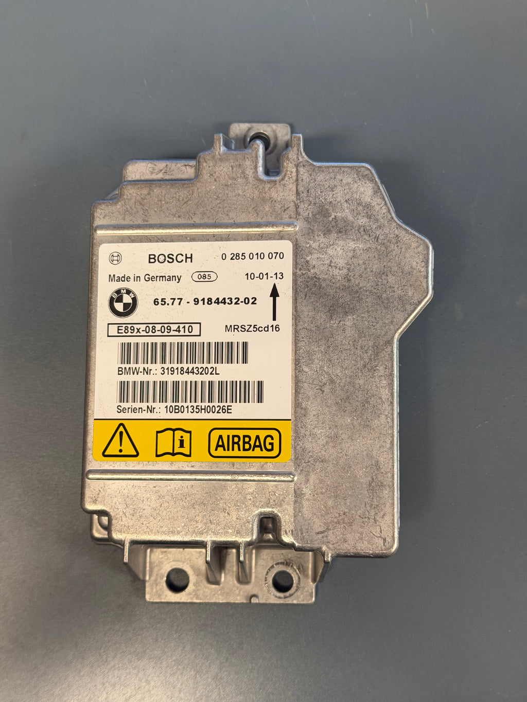 Airbag Control Module E90 9184432-02