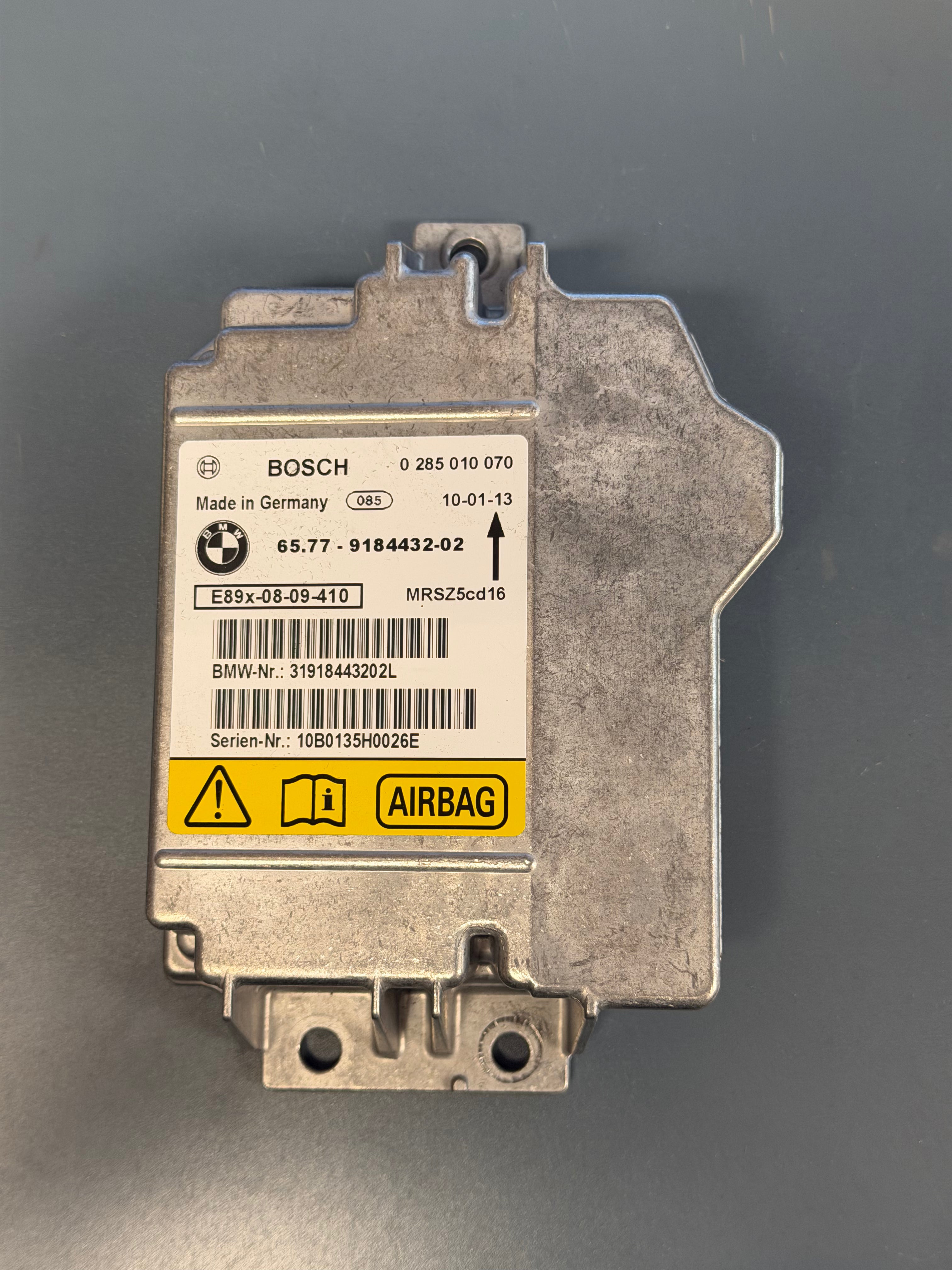 Airbag Control Module E90 9184432-02