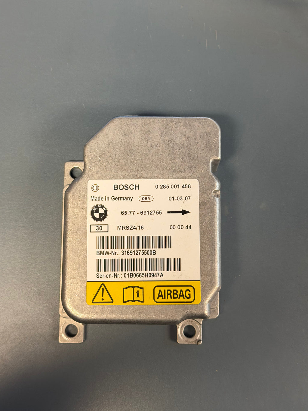 Airbag Control Module E46 6912755