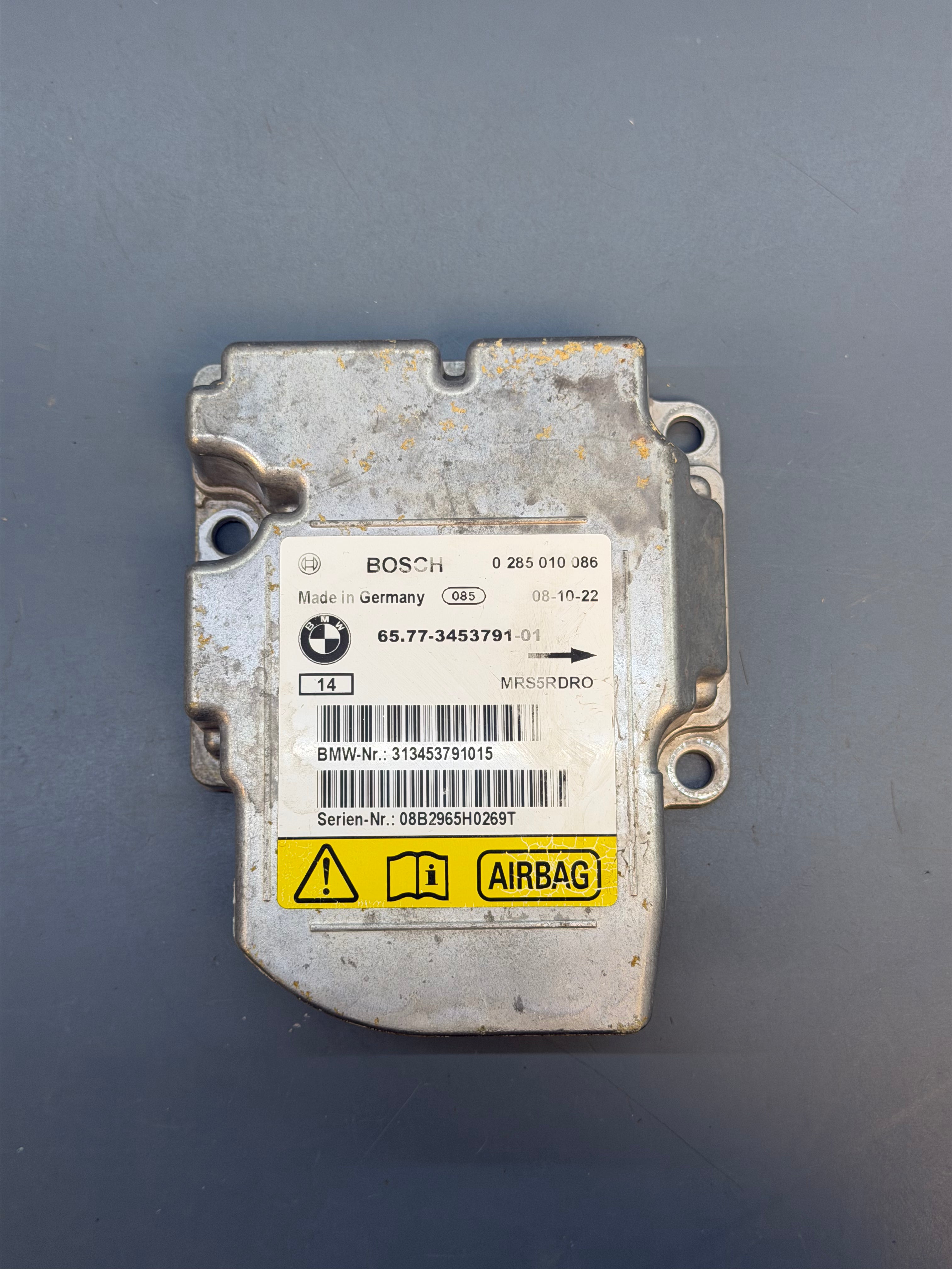 Airbag Control Module E83 65773453791-01
