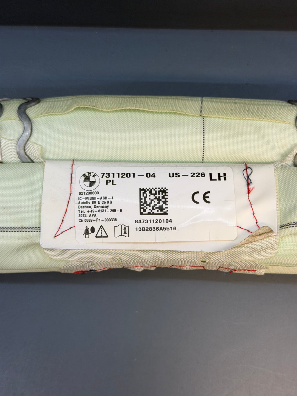 BMW F30 Left side Curtain Airbag 7311201-04