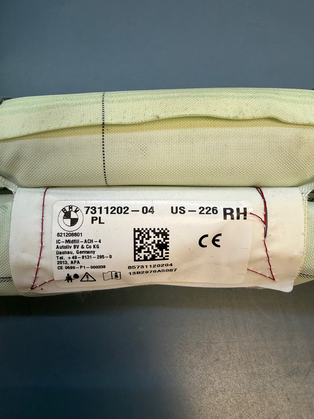 BMW F30 Right side Curtain Airbag 7311202-04